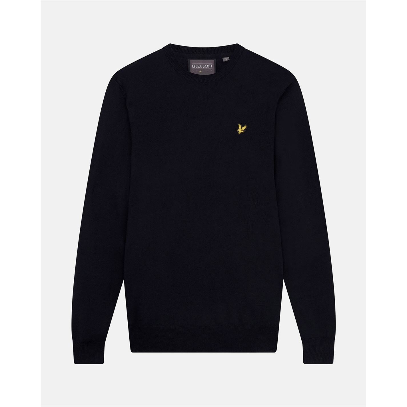 Lyle and Scott Crew Neck Regular Fit Long Sleeve Sweater