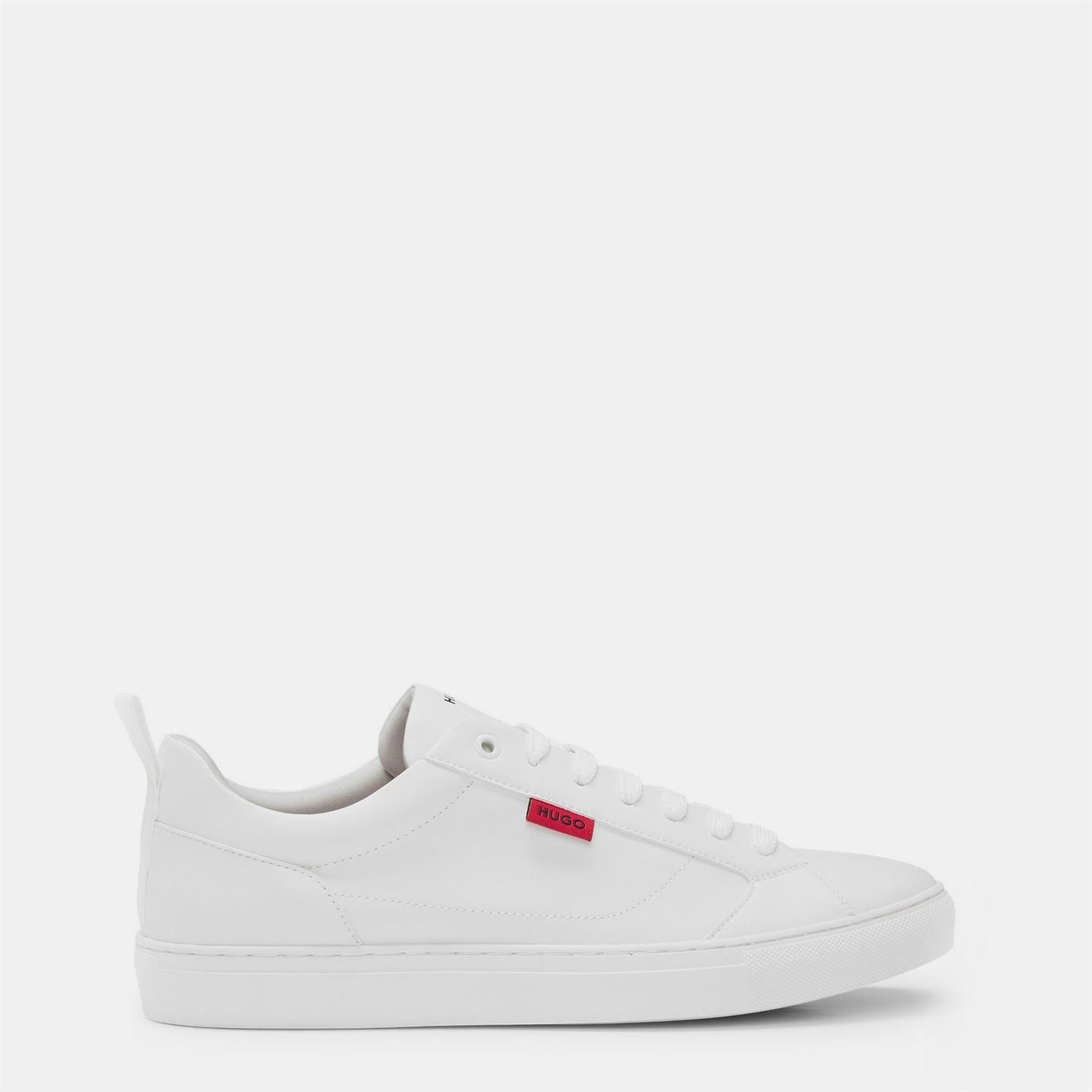 Hugo Leather Logo Trainers