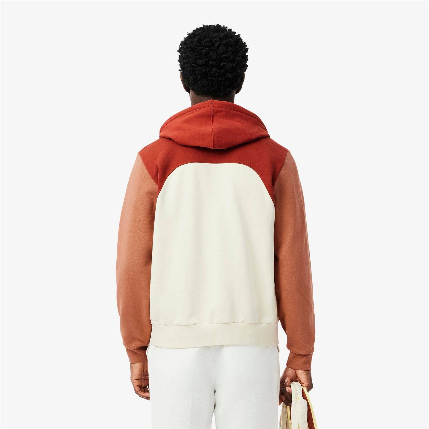 Lacoste Crocodile Print Hooded Full-Zip Jacket