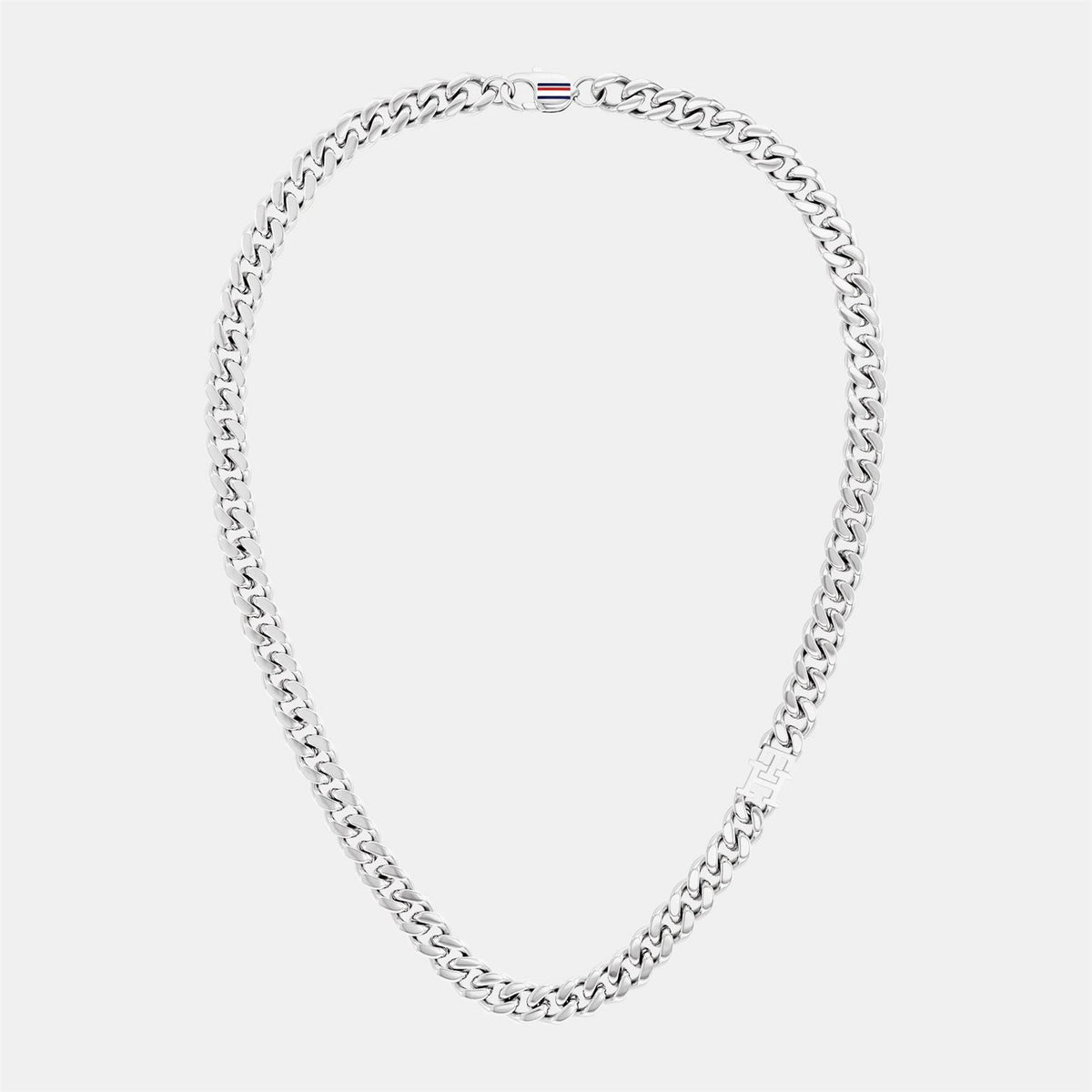 Tommy Hilfiger Hilfiger Men’s Th85 Stainless Steel Curb Chain Necklace