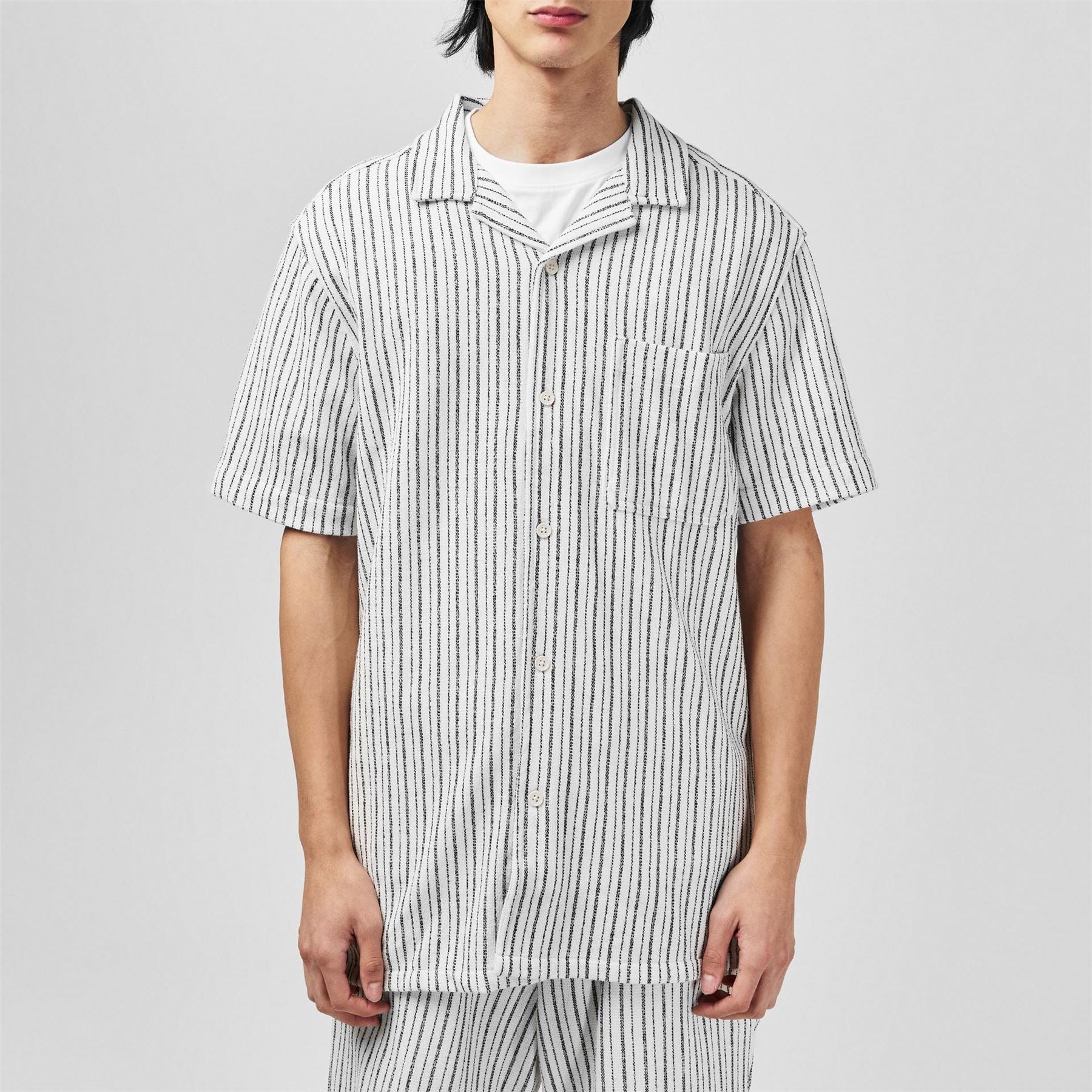 Fabric Stripe Shirt