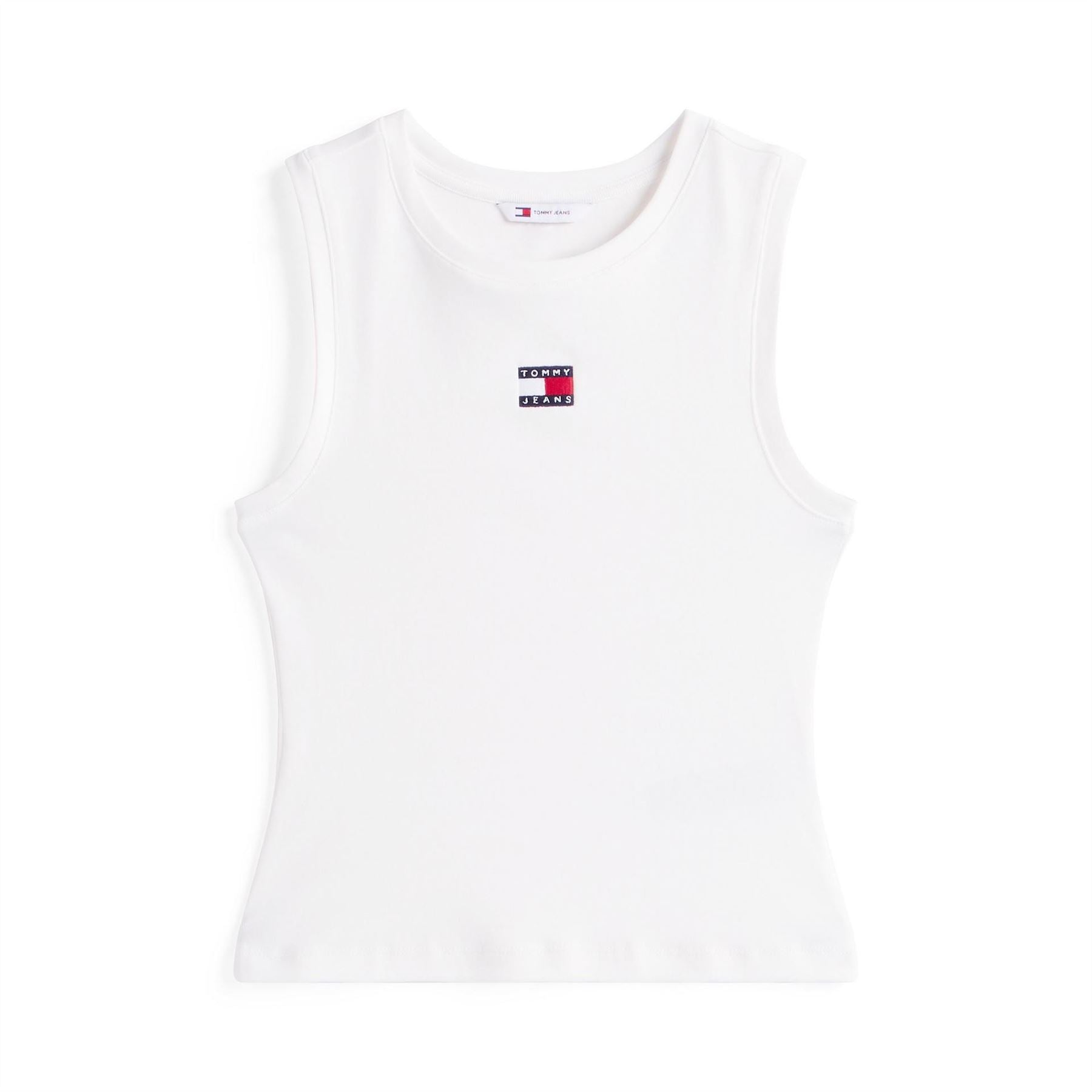 Tommy Jeans Badge Slim Fit Cropped Tank