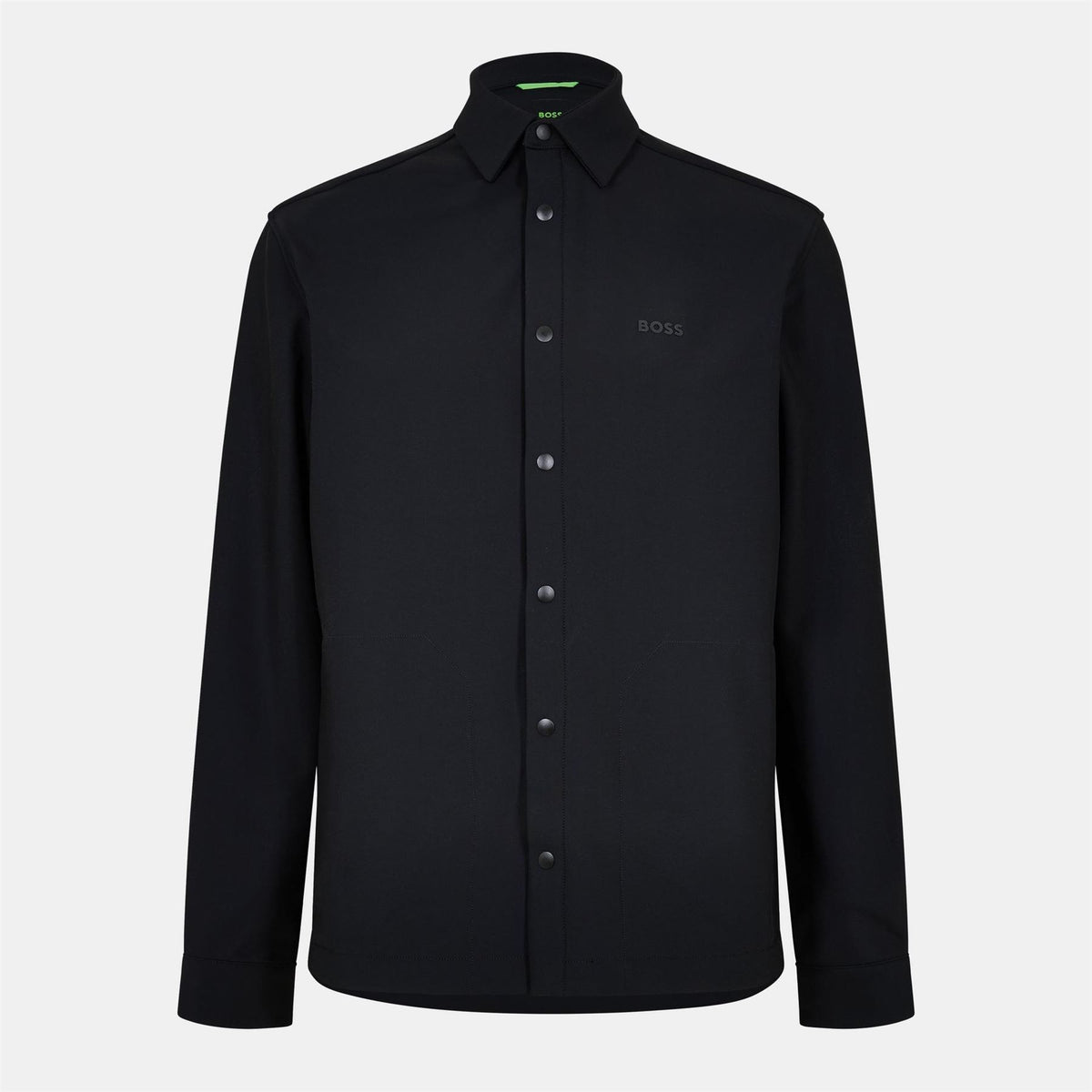 Boss Collared Neck Long Sleeve Regular Fit Shirt