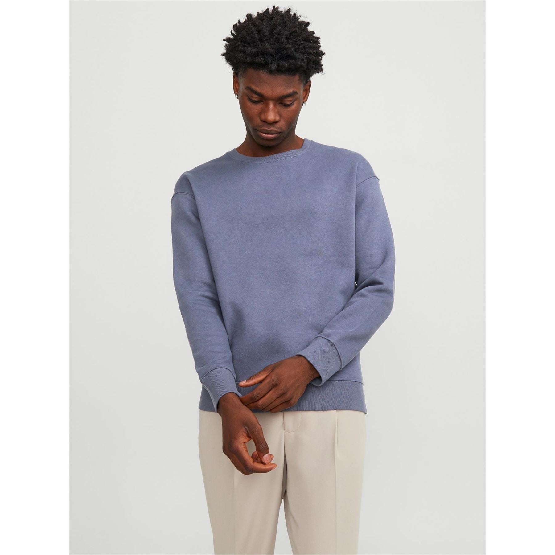 Jack and Jones Regular Fit Crew Neck Long Sleeve Sweater