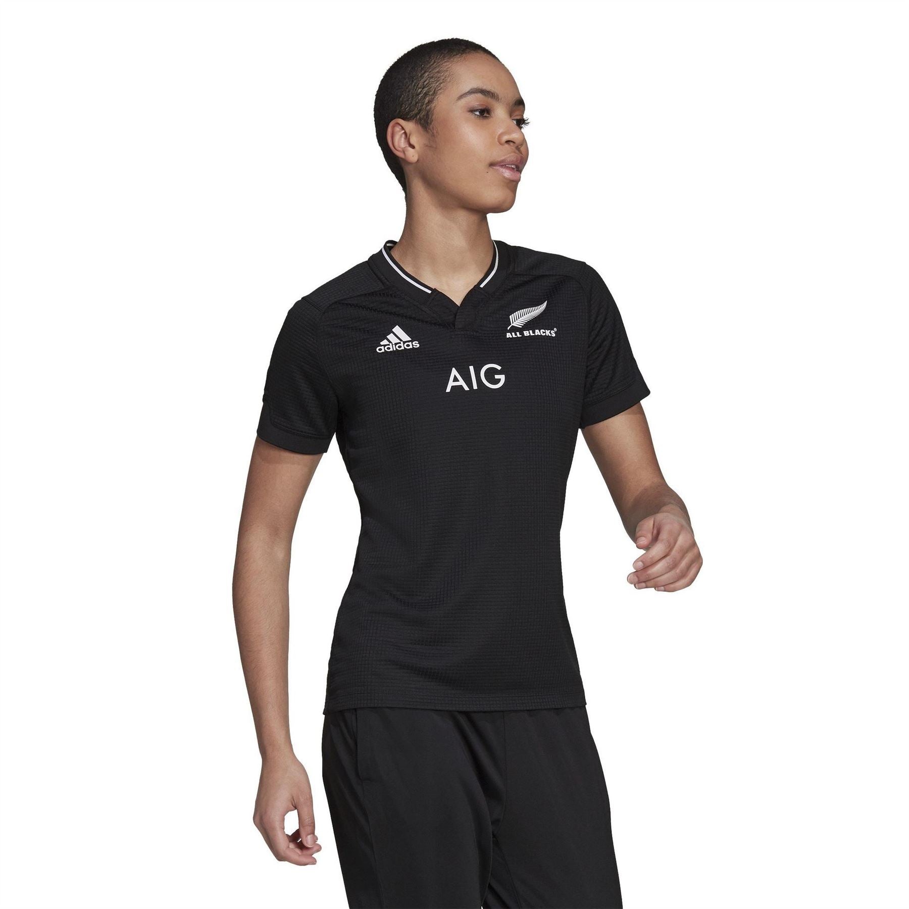 adidas New Zealand All Blacks Home Shirt 2021 Ladies