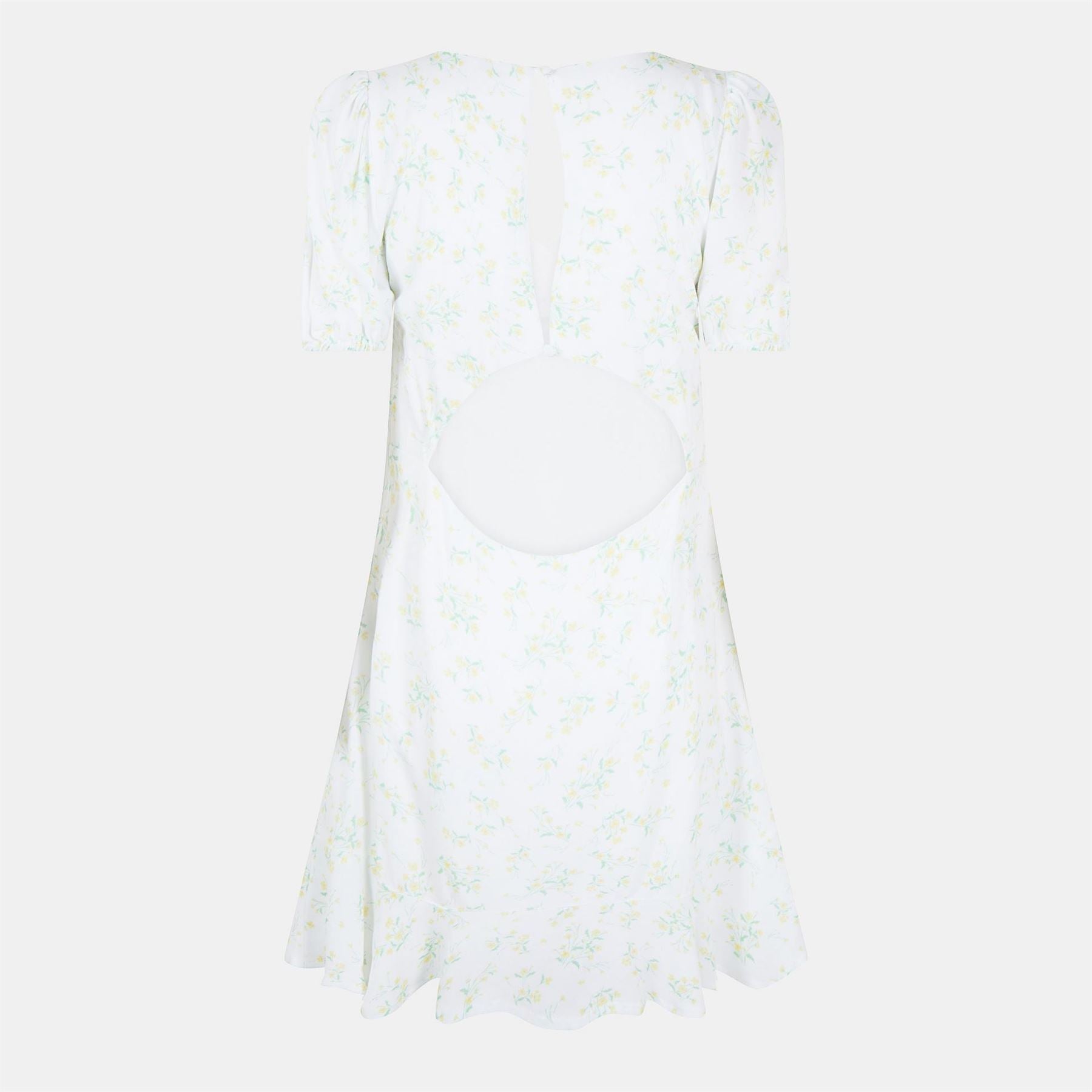 Jack Wills Cut Out V-Neck Mini A-Line Dress