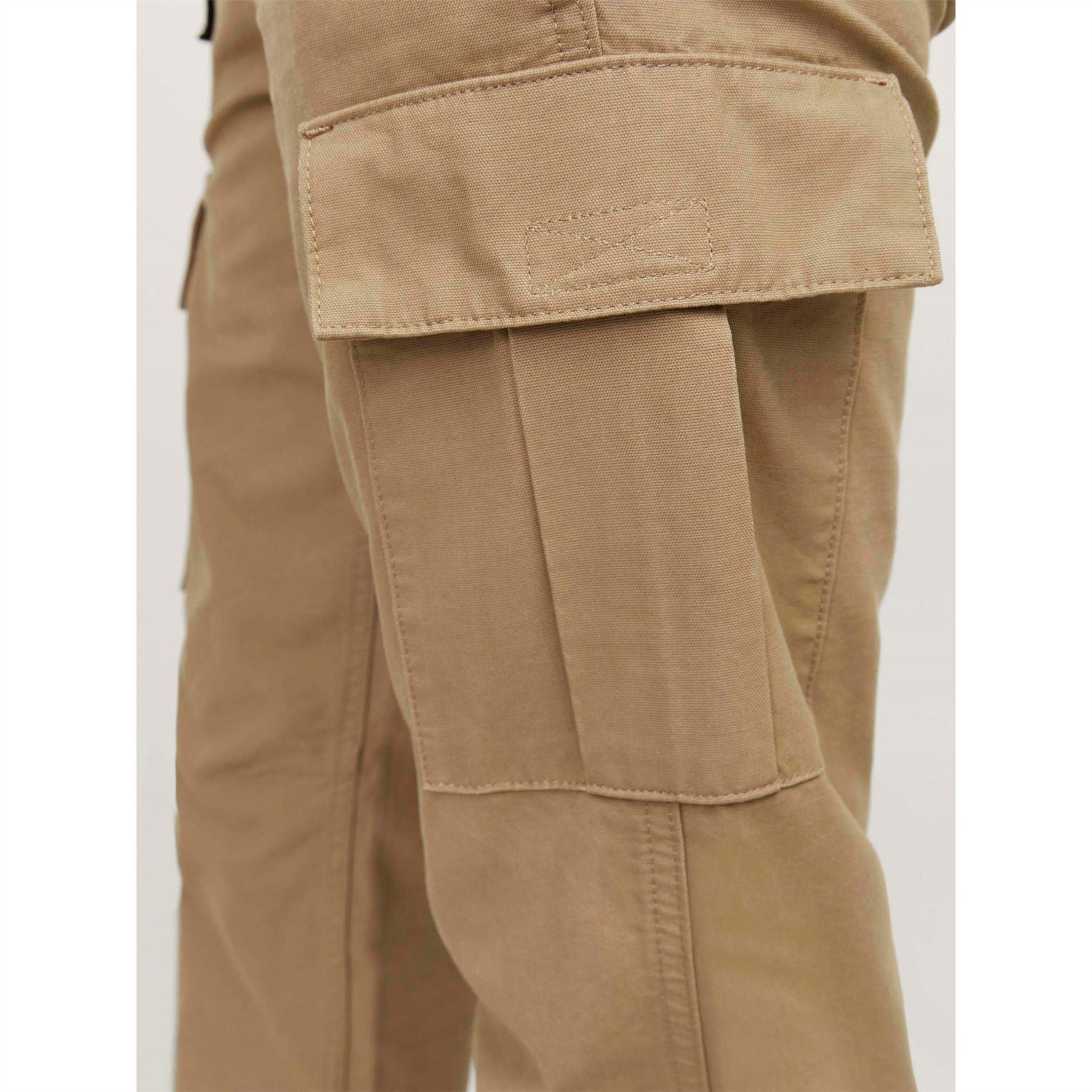 Jack and Jones Kane Barkley Solid Patterned Cargo Pants