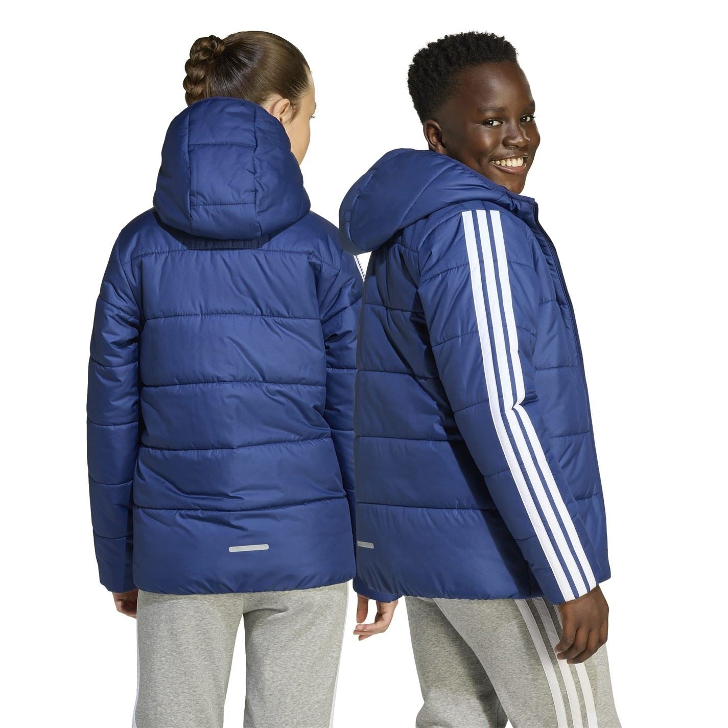 adidas Kids Essentials 3S Hooded Long Sleeve Puffer Jacket