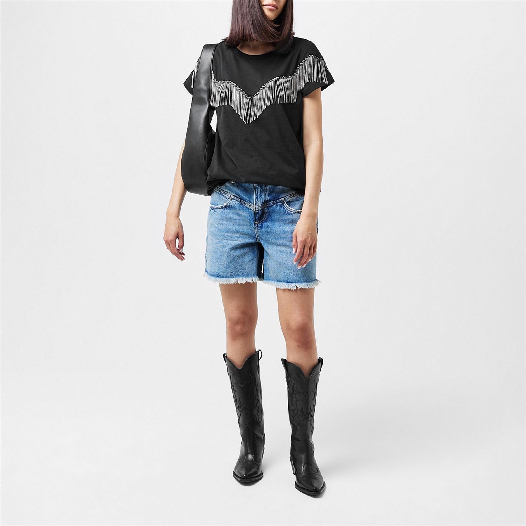 AllSaints Emmy Denim Shorts