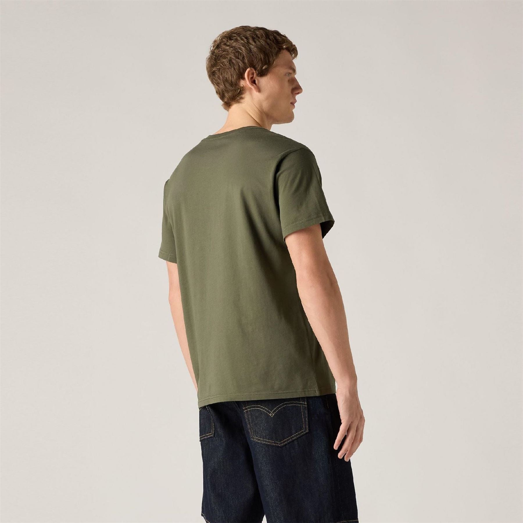 Levis Headline Logo Cotton Relaxed Fit T-Shirt