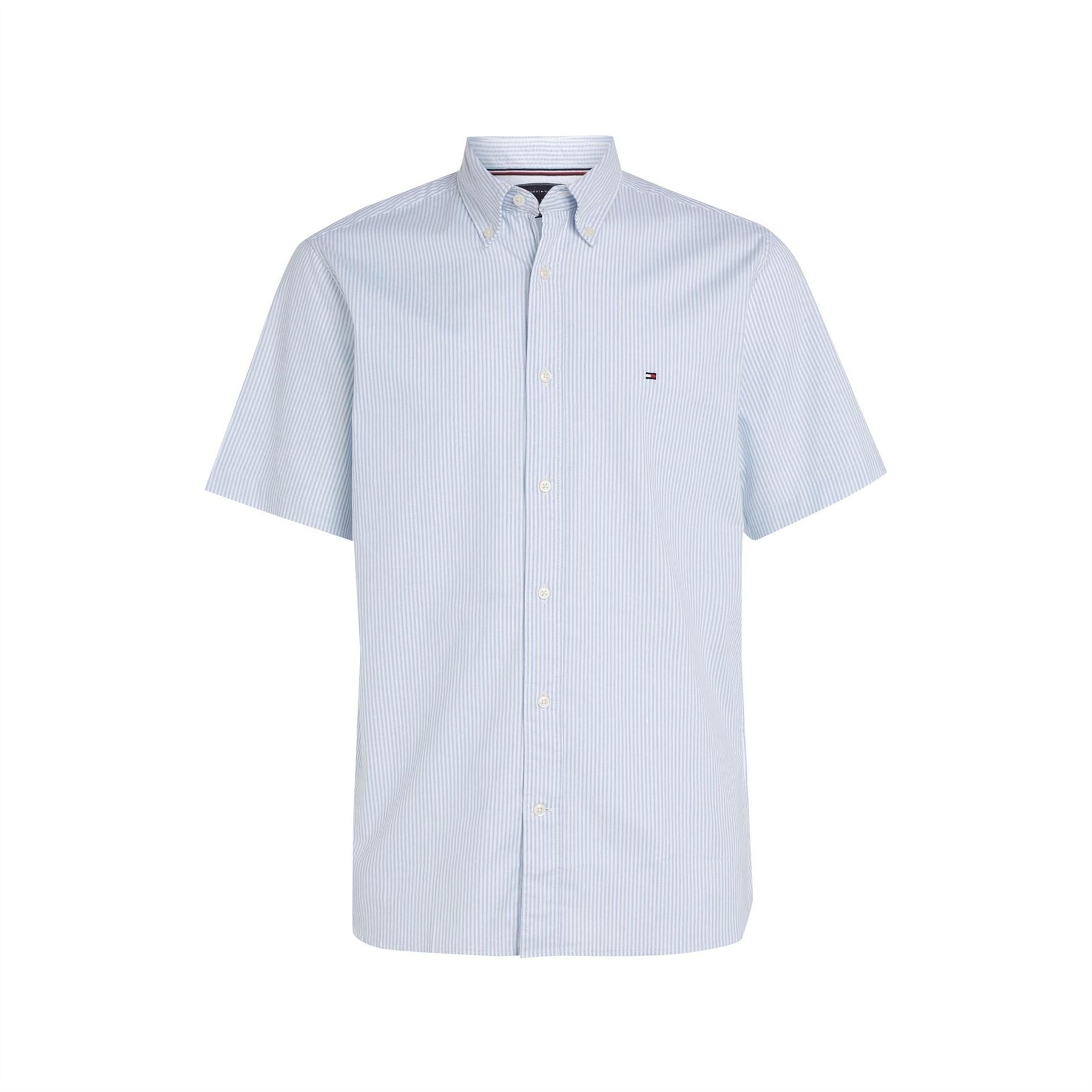 Tommy Hilfiger Short Sleeve Stripe Regular Fit Shirt