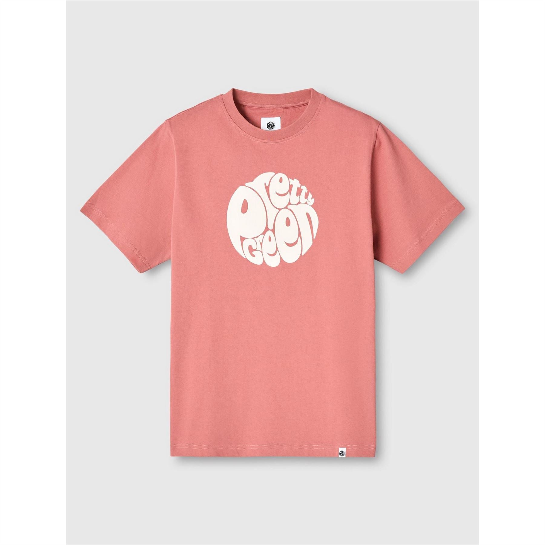 Pretty Green Logo Print Crew Neck Short Sleeve T-Shirt