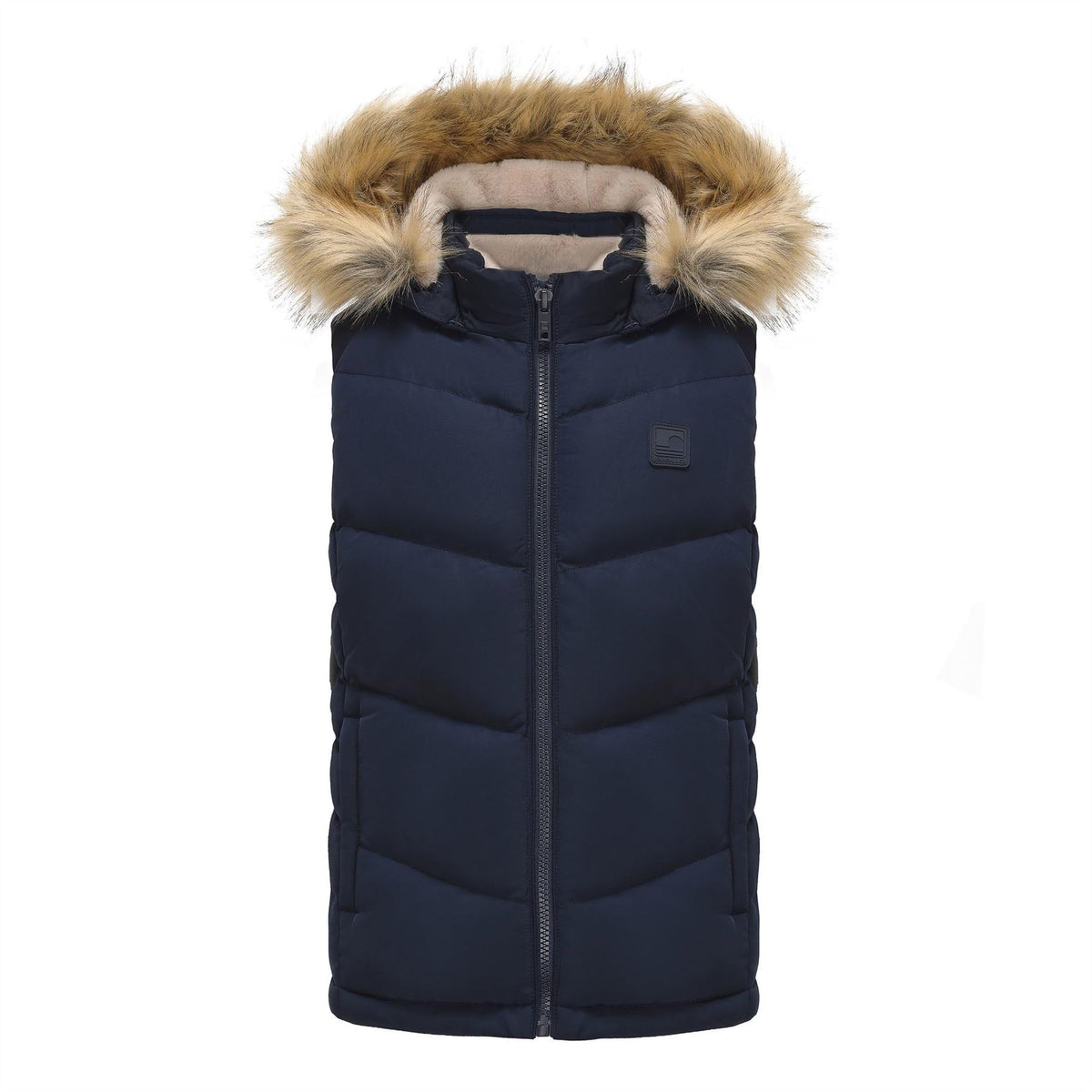 SoulCal  2Zip Detachable Hood Padded Gilet