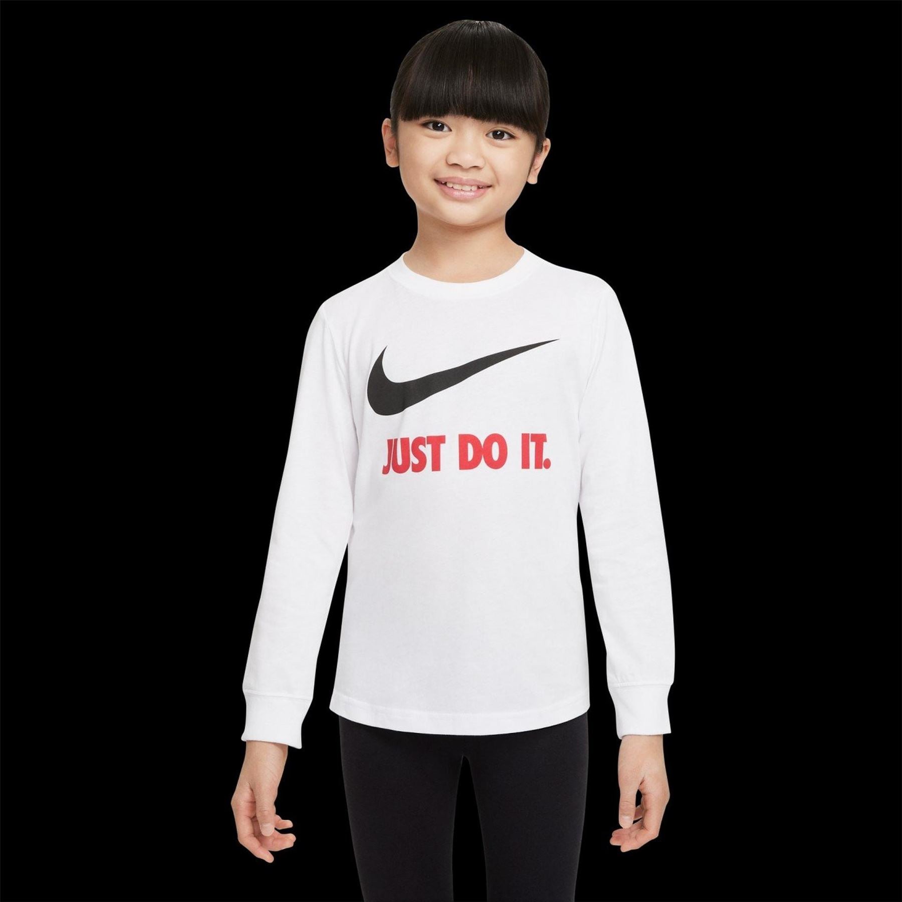 Nike Swoosh Just Do It Long Sleeve T-Shirt