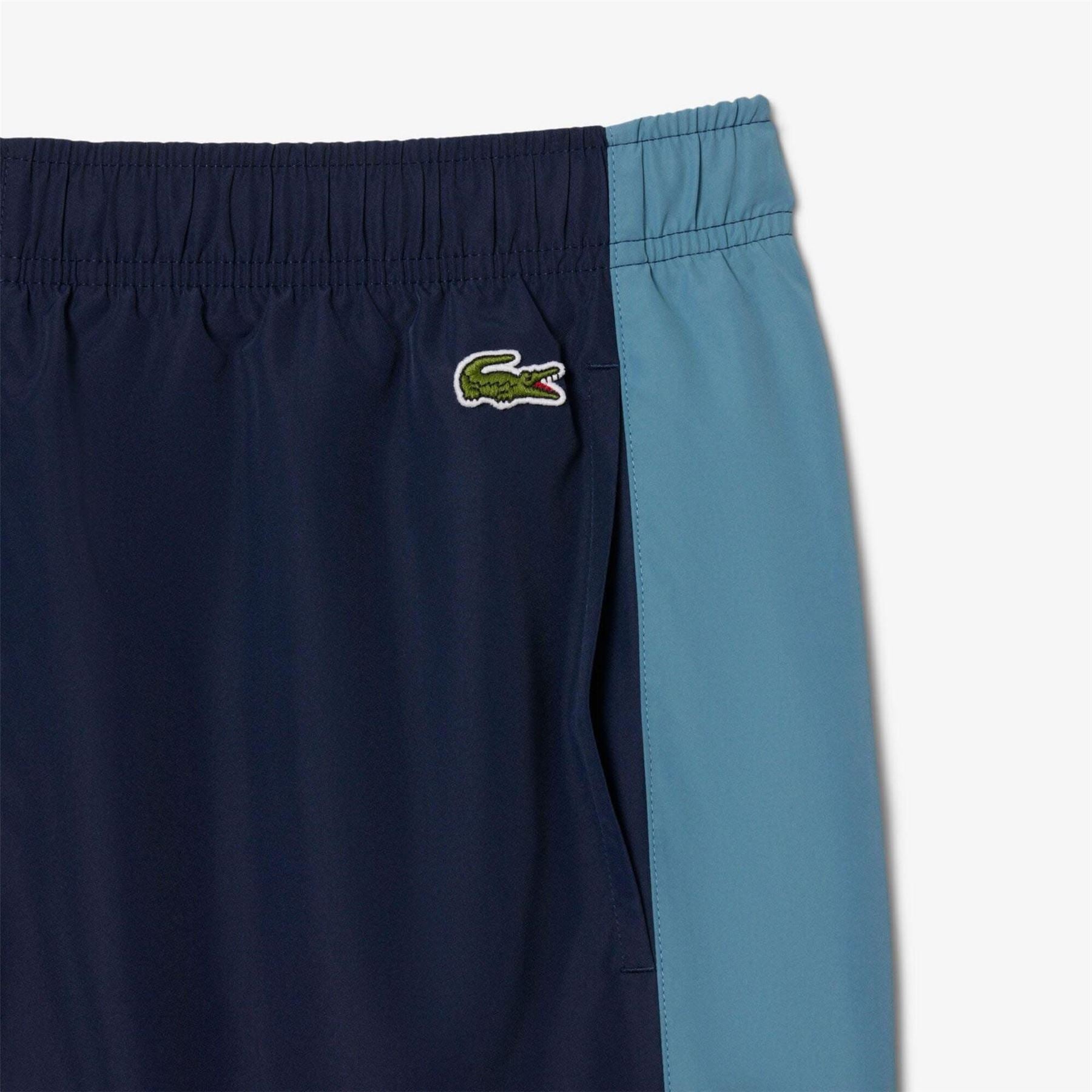 Lacoste Colour-Block Swim Trunks