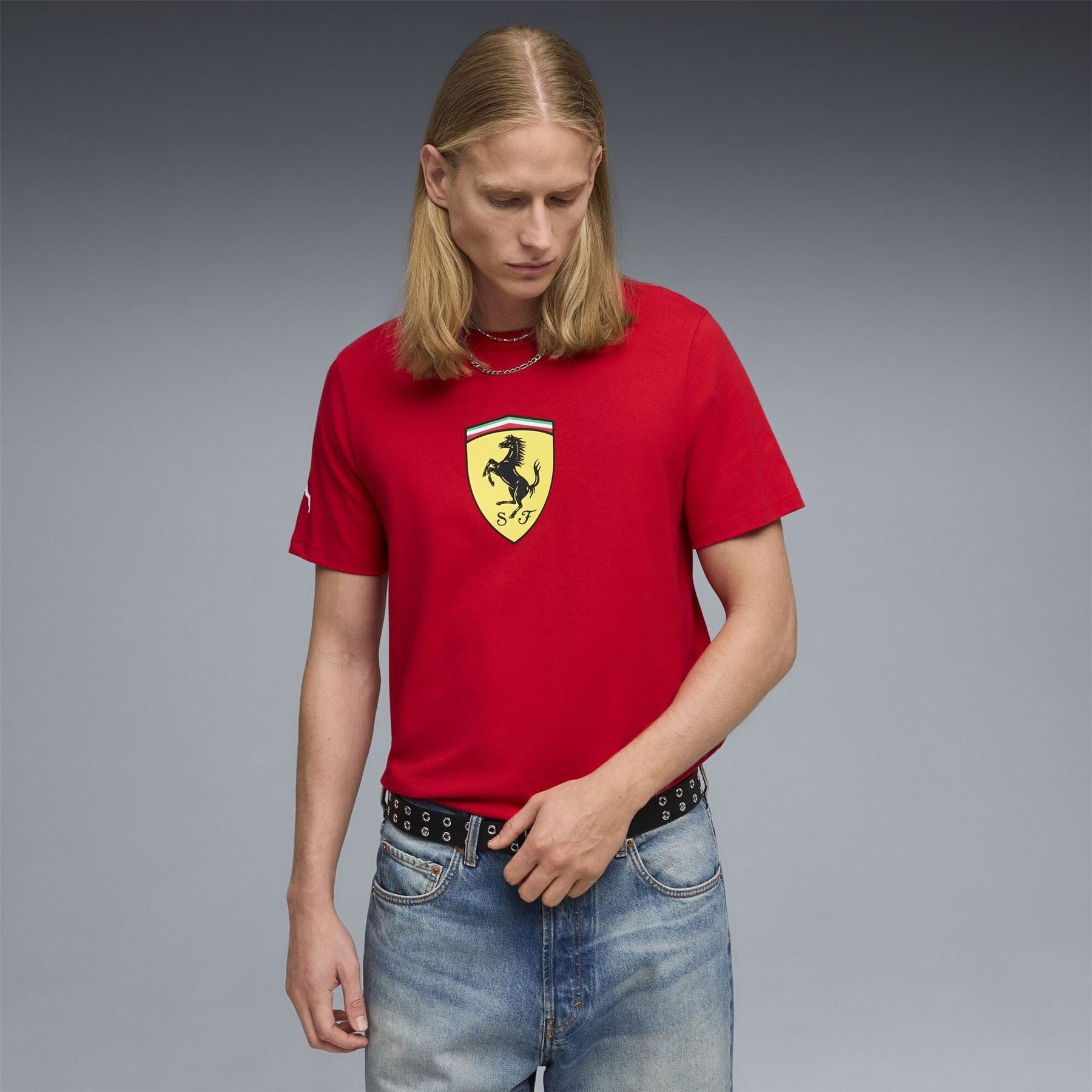 Puma Mens Scuderia Ferrari Shield Tee