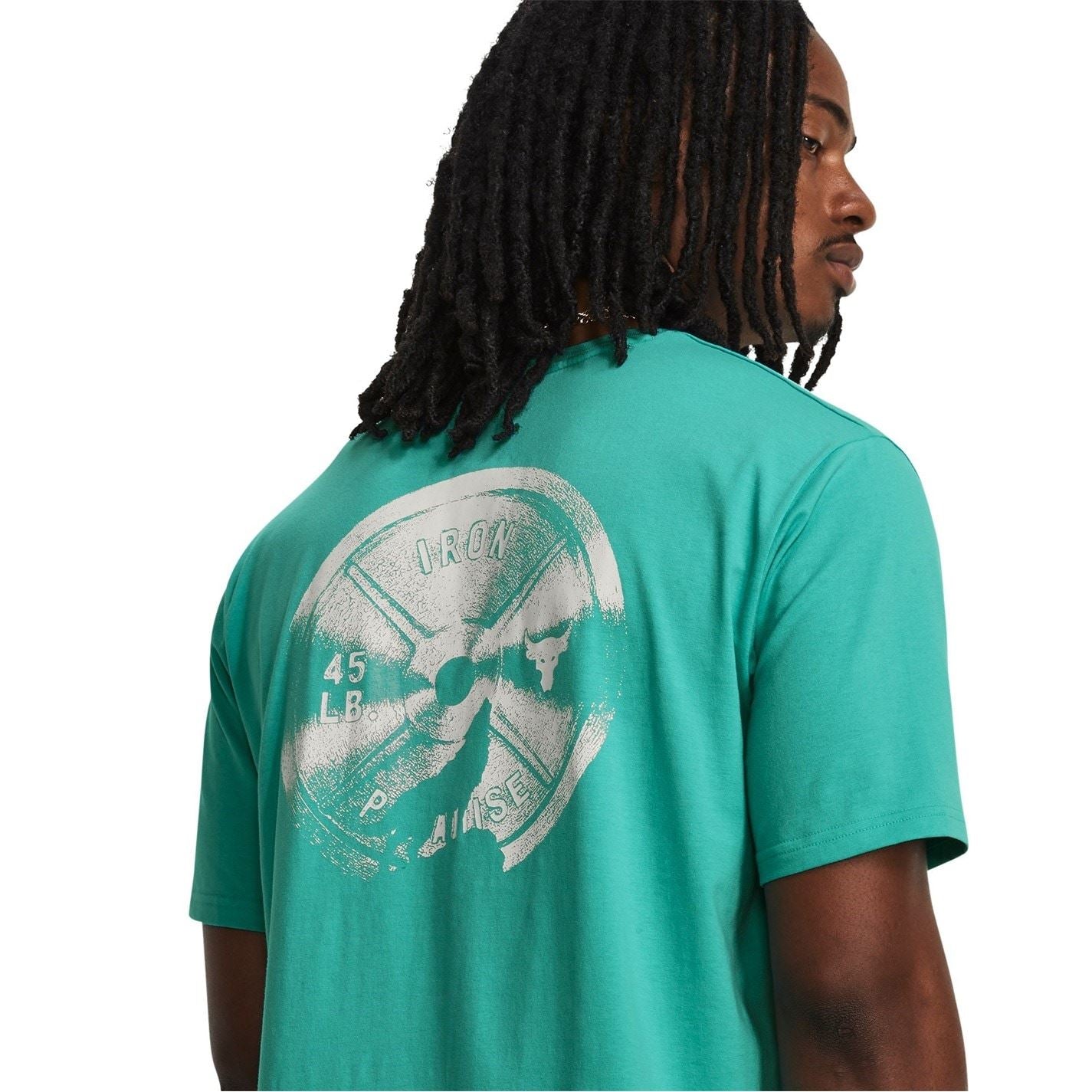 Under Armour Project Rock Night Graphic Crew Neck T-Shirt