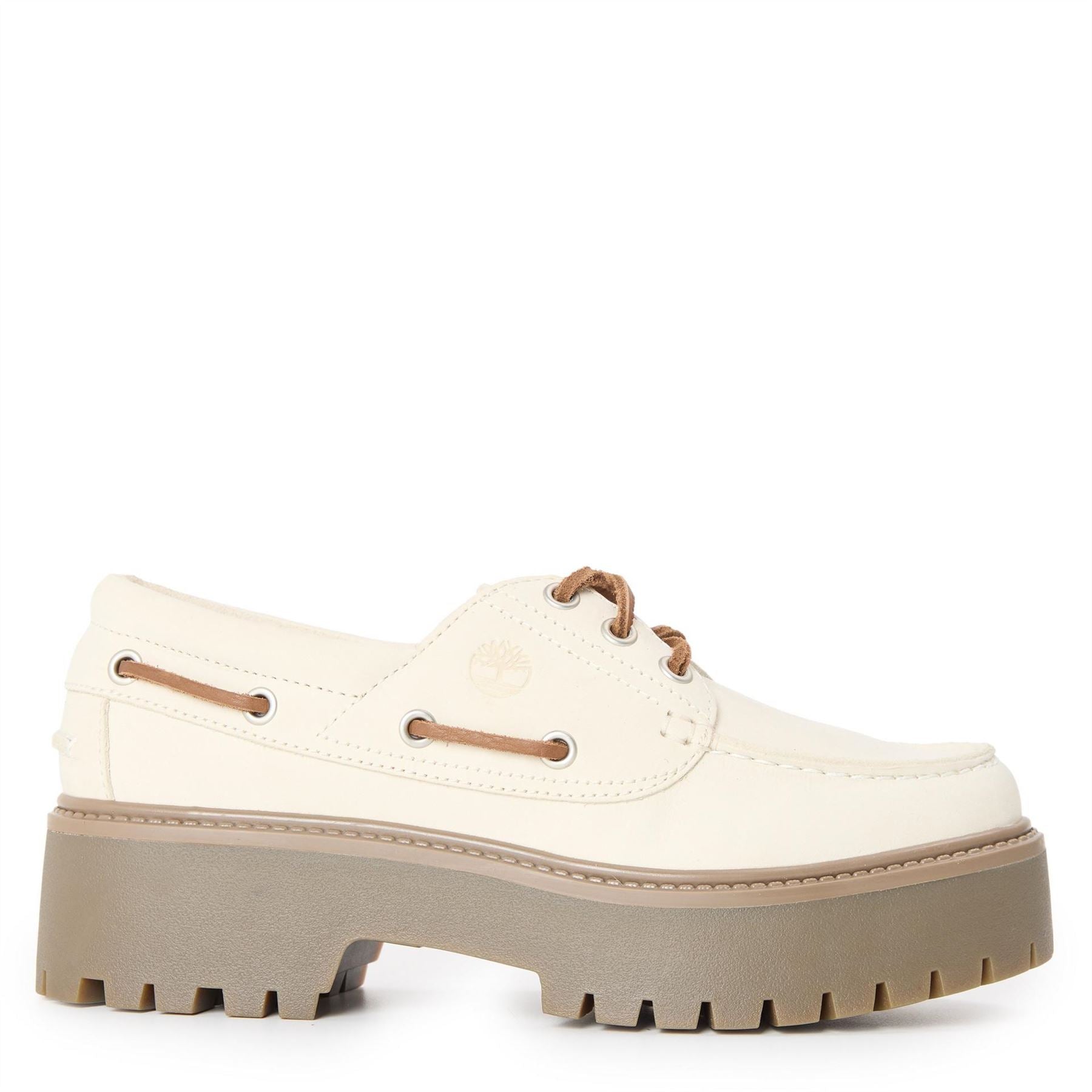 Timberland Stone Street Boat Shoe Natural Nubu