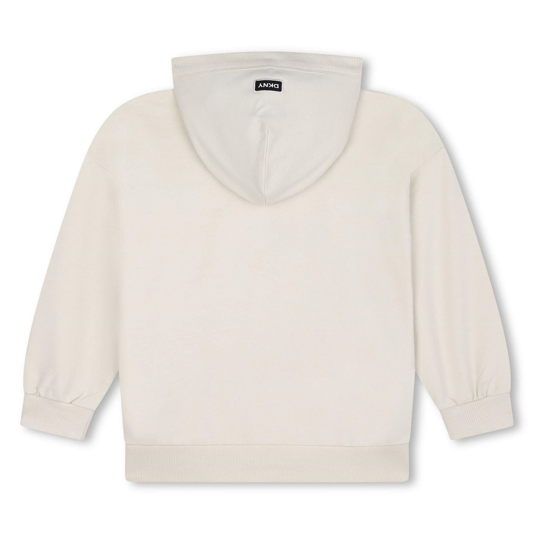 DKNY Logo Hooded Sweatshirt Jacket