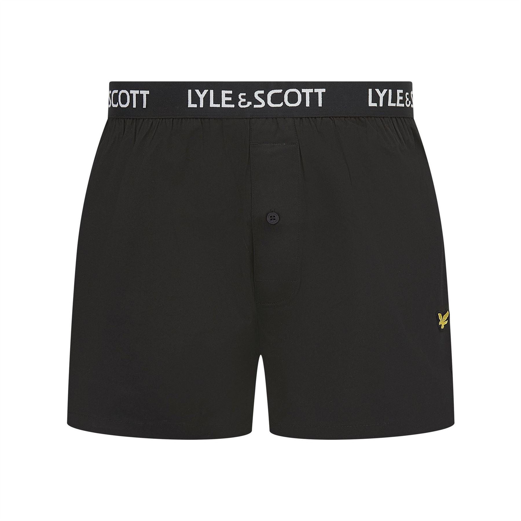 Lyle and Scott Usher Golden Eagle Branding Boxer Shorts