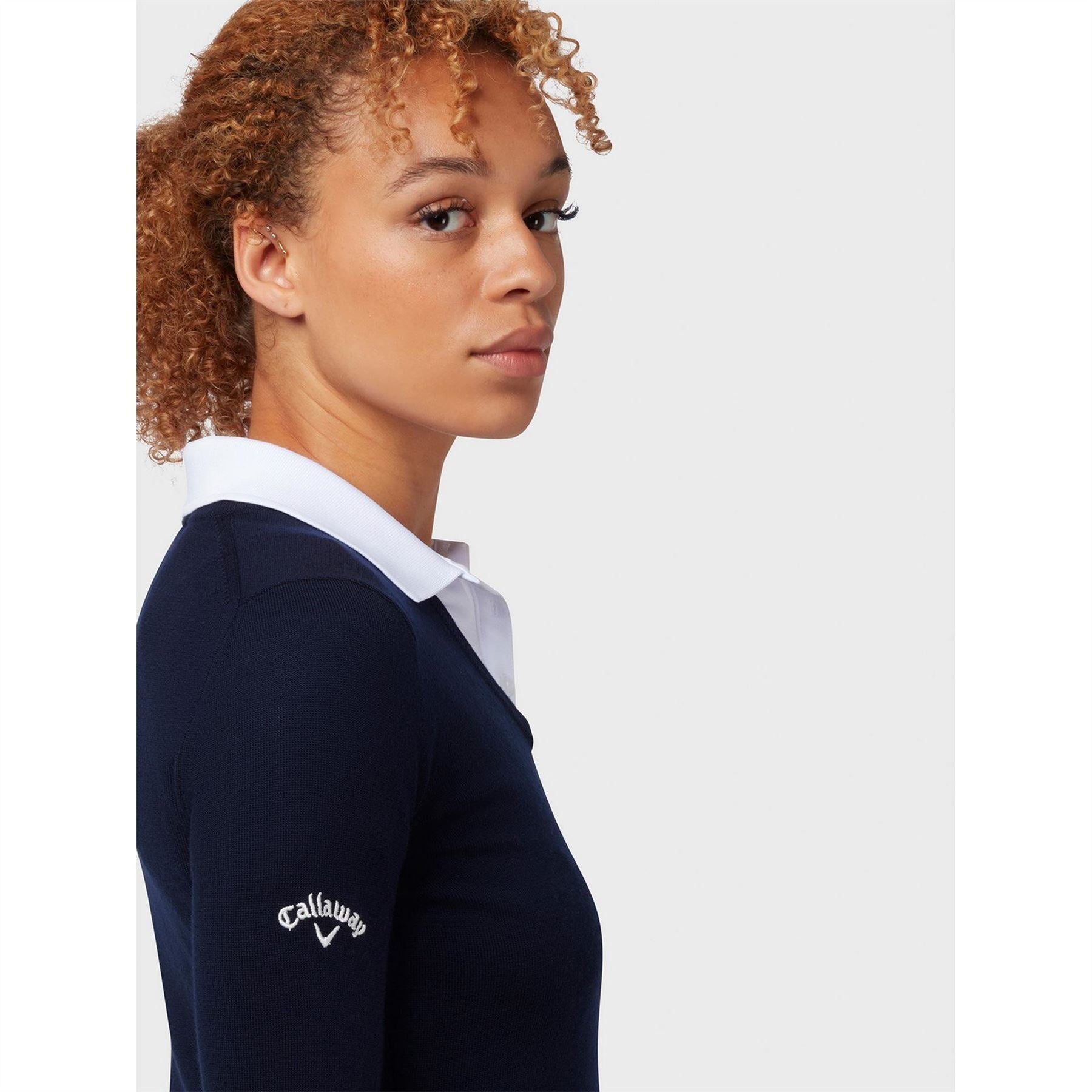 Callaway Womens V Neck Golf Sweater