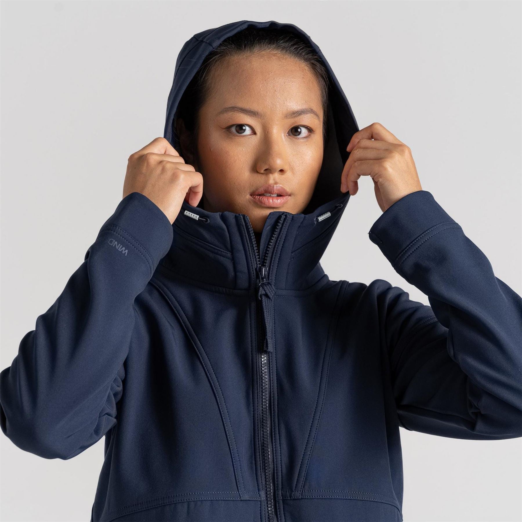 Craghoppers Tyra Hooded Ribbed Cuff Fleece Jacket