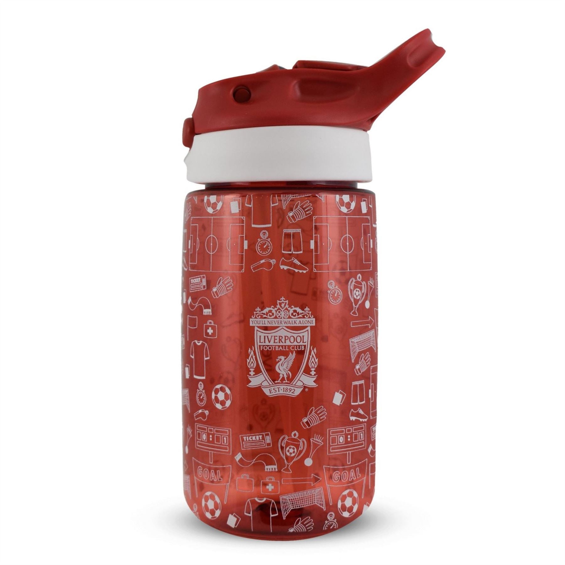 Team 480ml Plastic Football Water Bottle