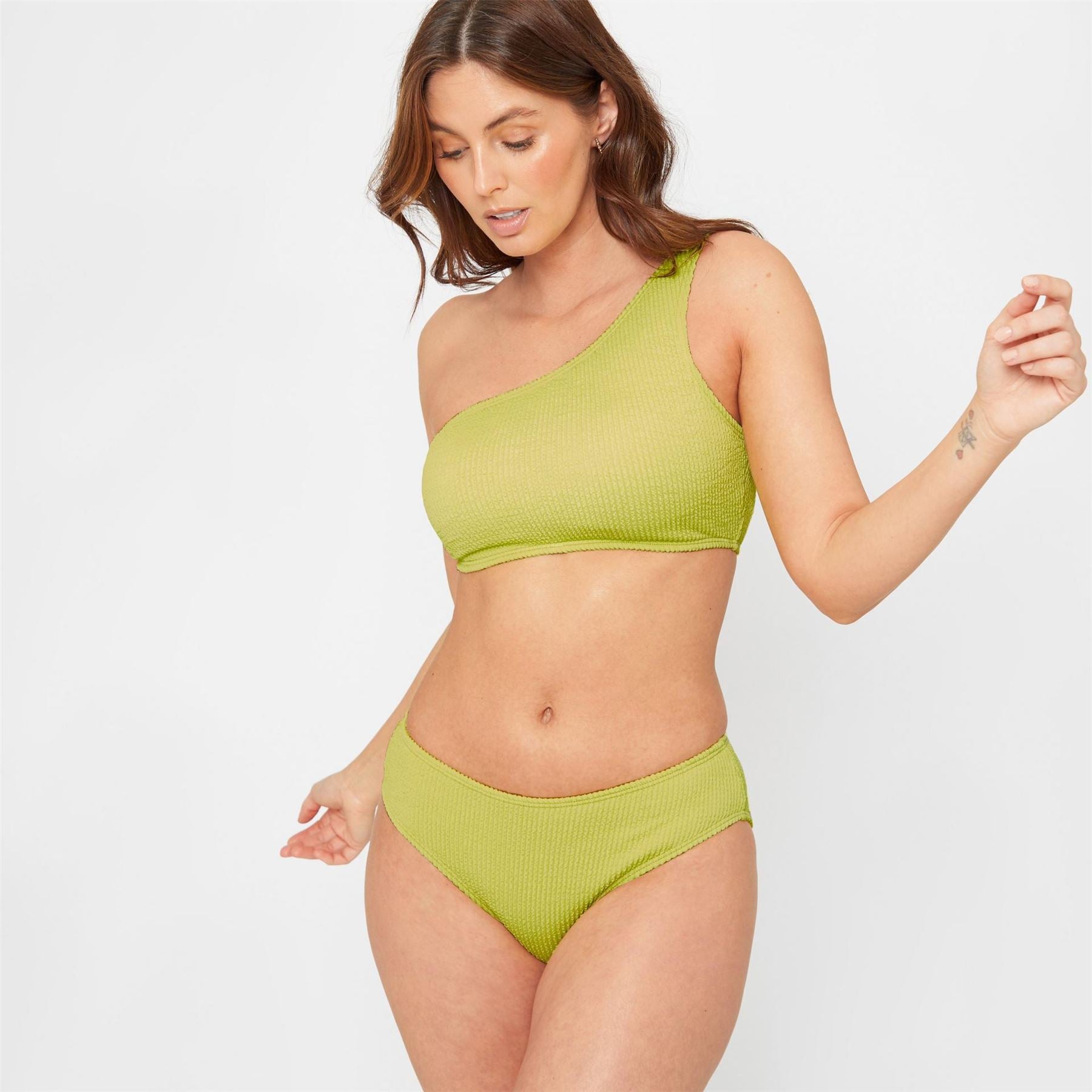 Be You Textured Bikini Bottoms