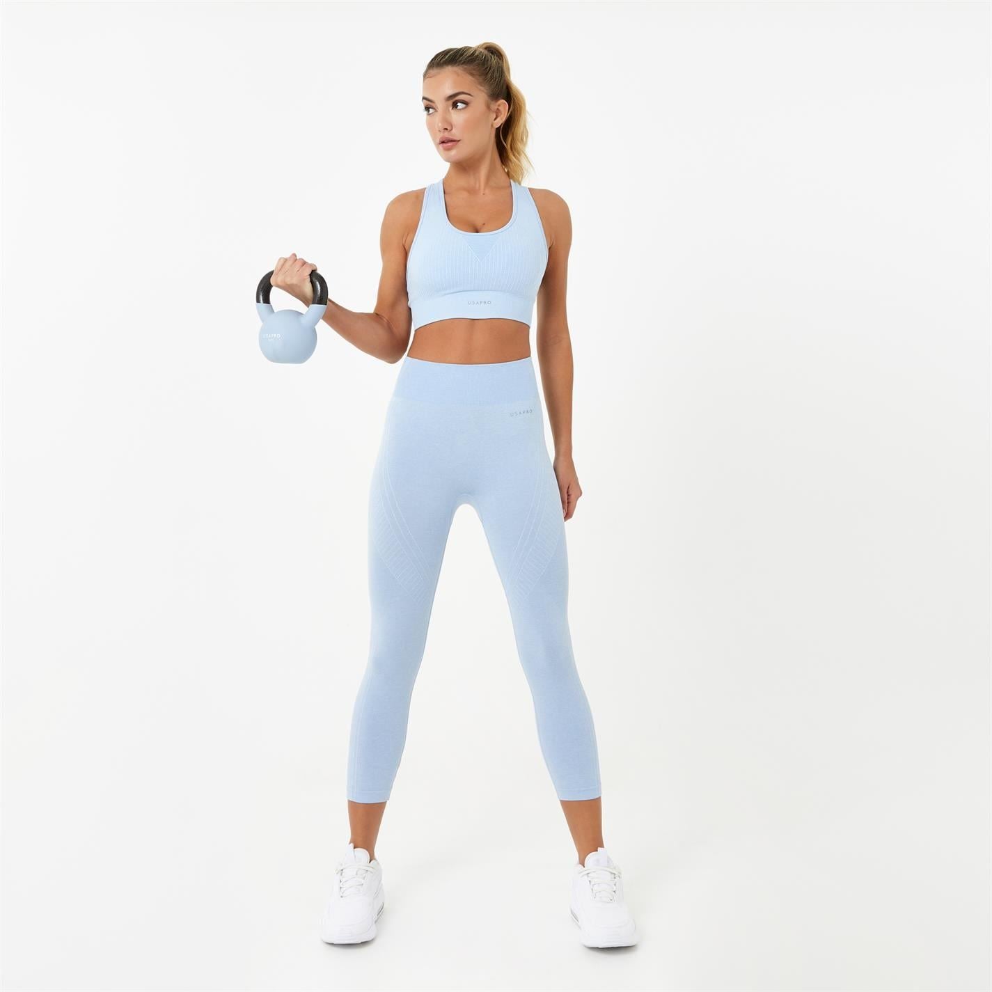 USA Pro Core Seamless Crop Sports Bra
