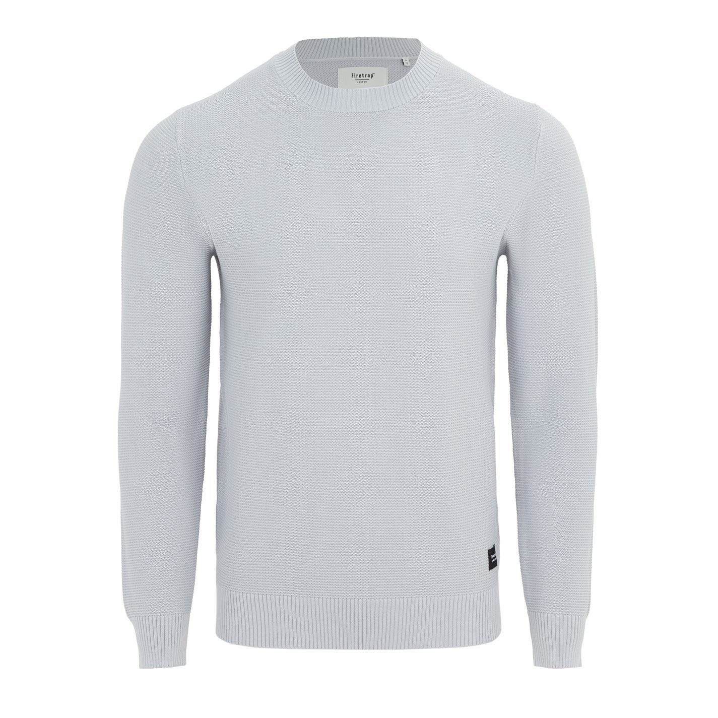 Firetrap Mens Crew Neck Jumper Knitted Pullover