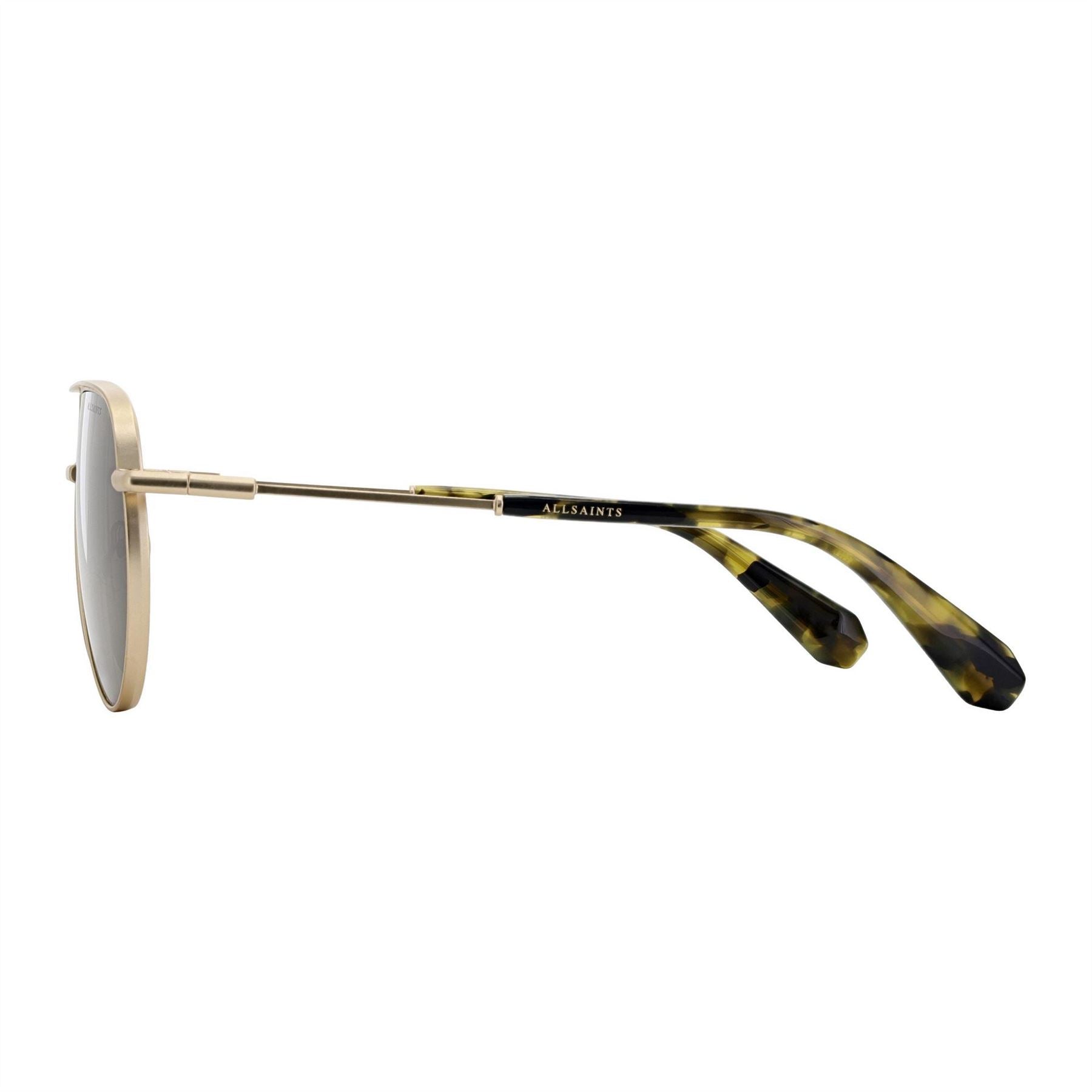 AllSaints Sai Murphy Double Bridge Aviator Sunglasses