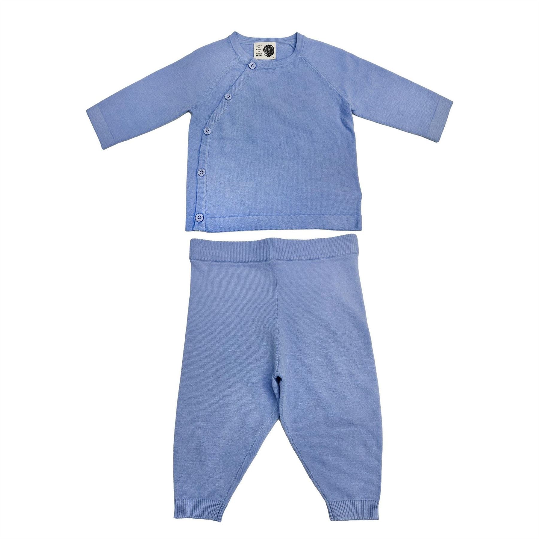 Pretty Green Cotton Long Sleeve Crew Neck Pyjama Set