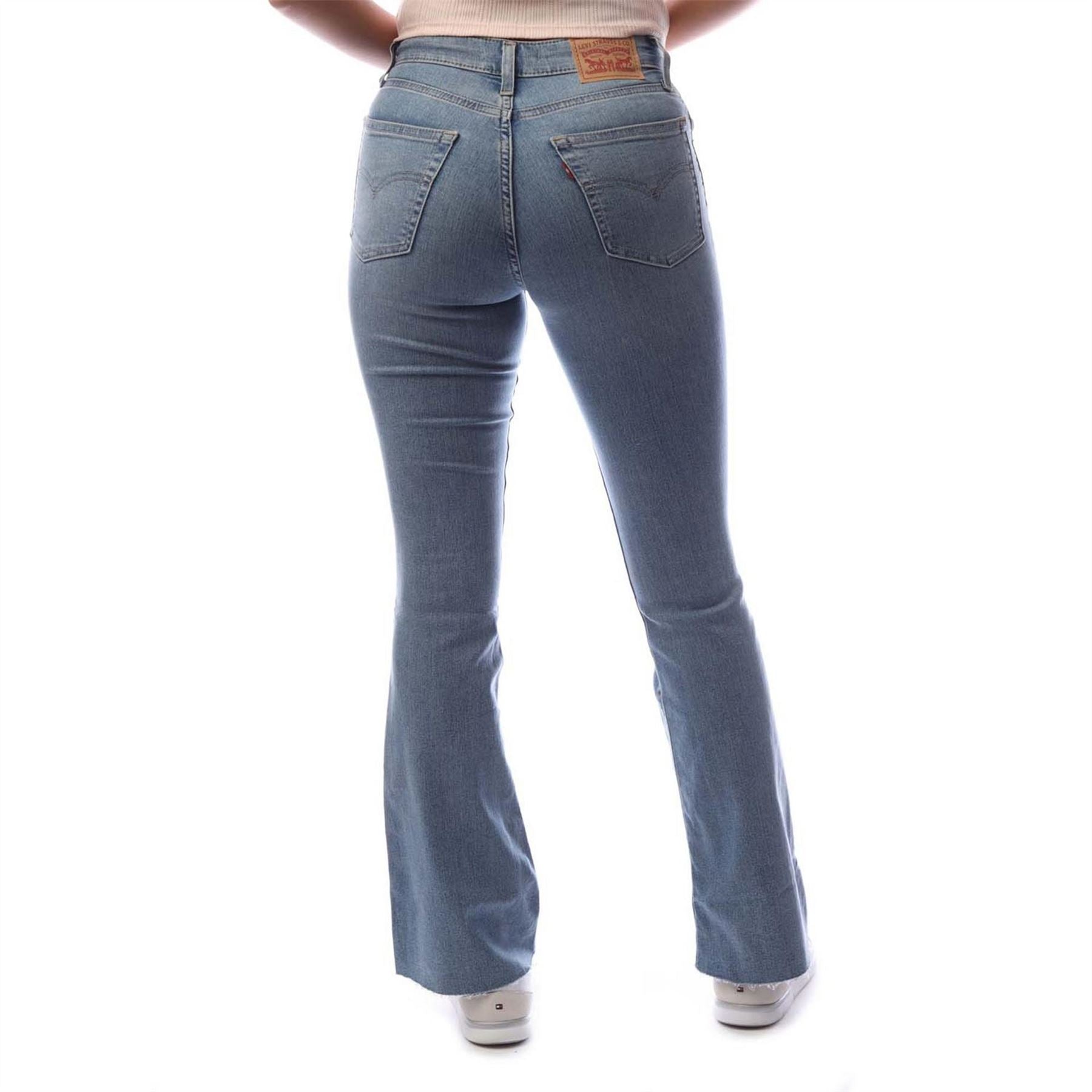 Levis Flared Five Pocket Design Jeans
