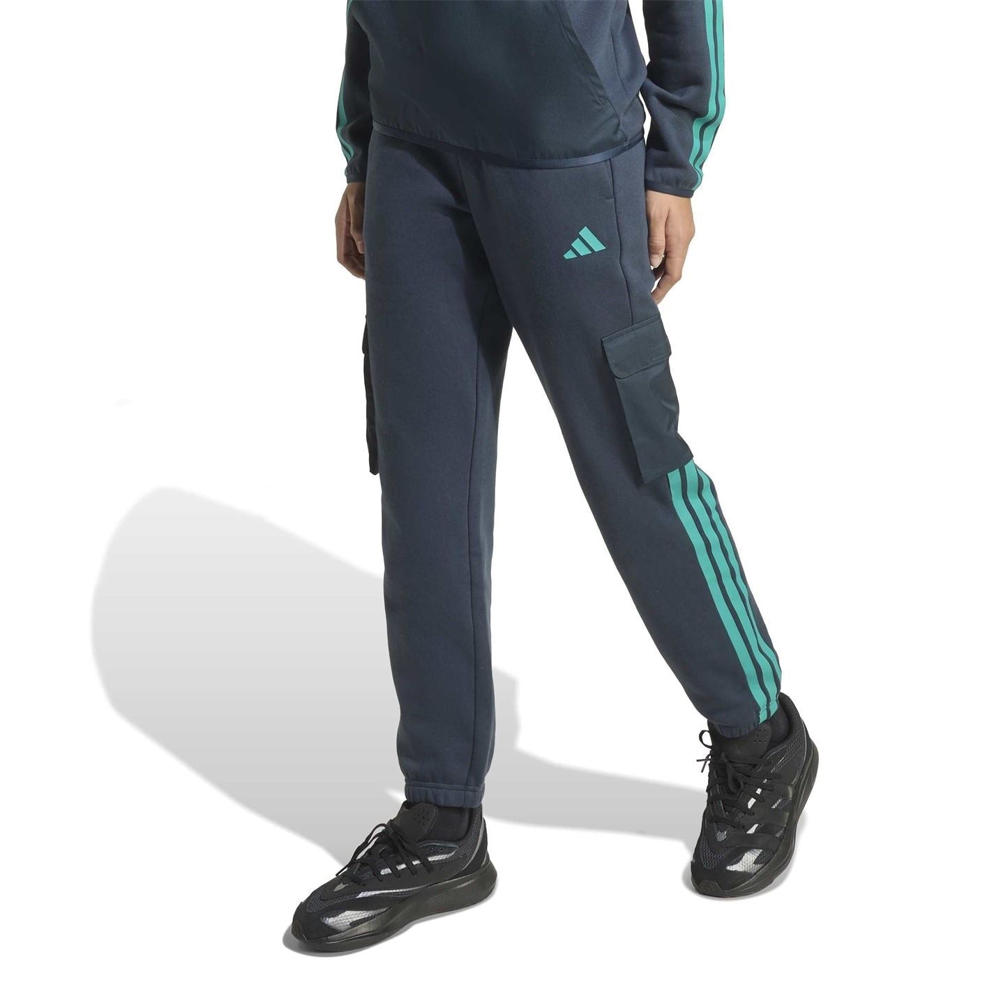adidas Utility Fleece Cargo Joggers Juniors