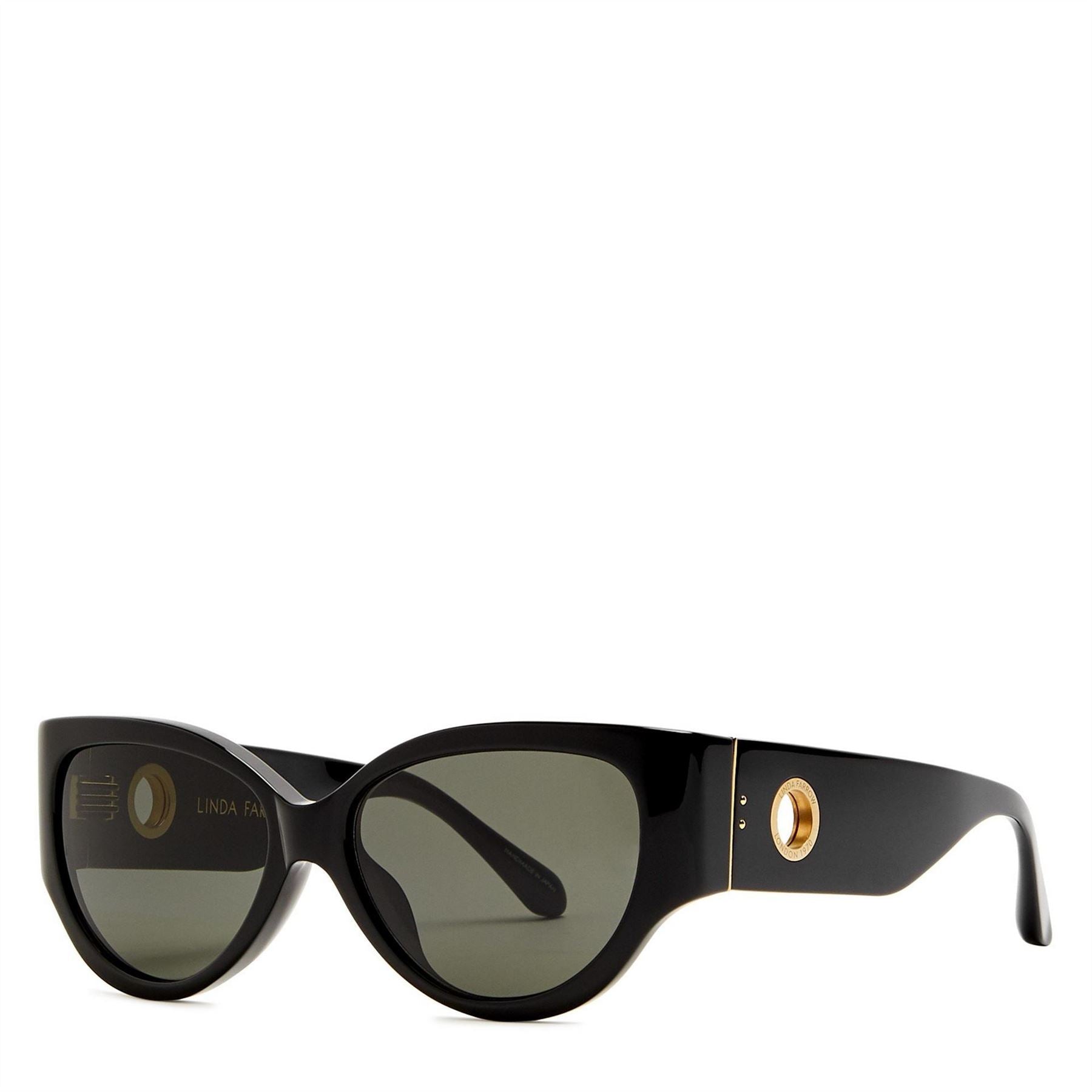 Linda Farrow F Connie Rounded Cat Eye sg