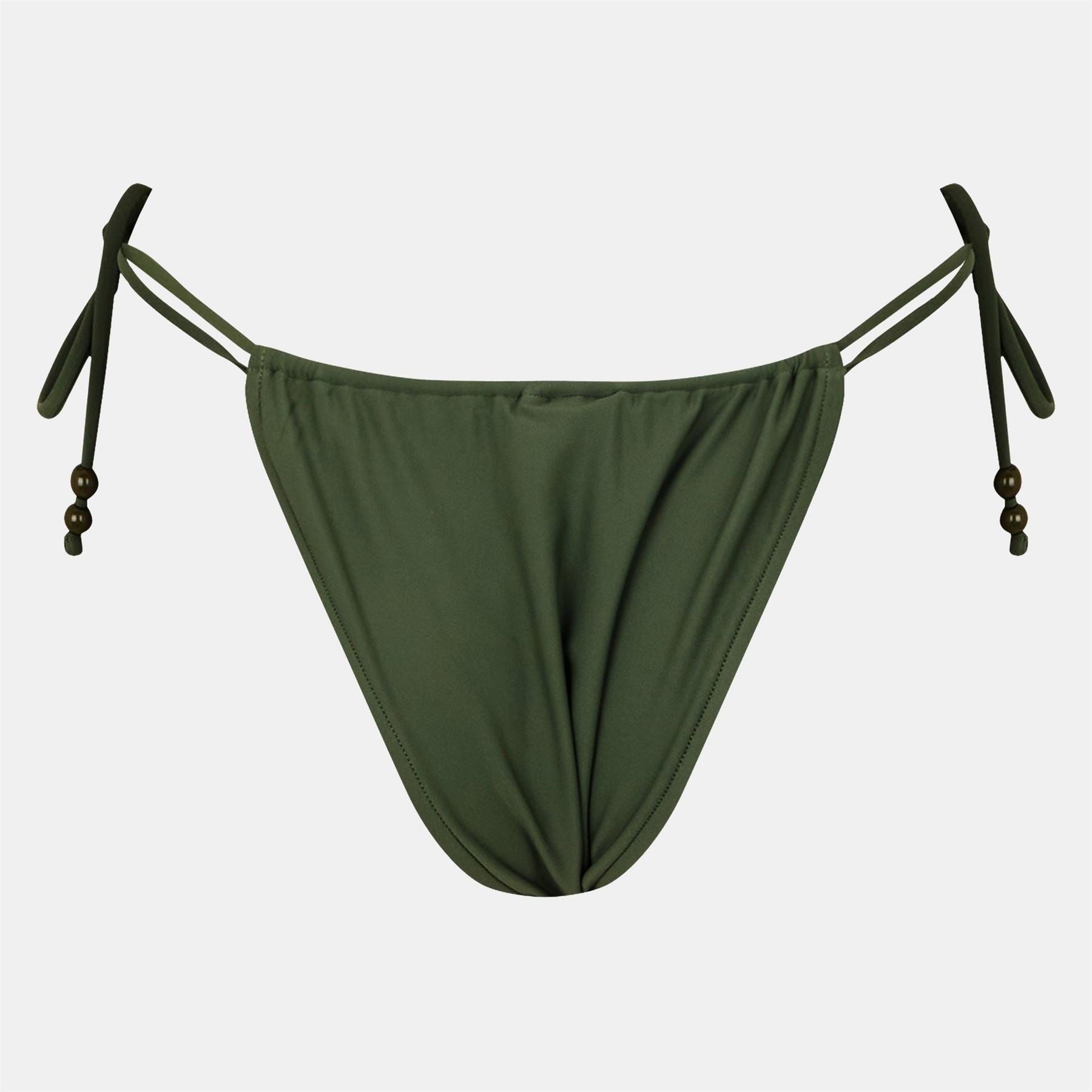 Jack Wills Jw Beaded Ruched Tie Side Bikini Bottoms