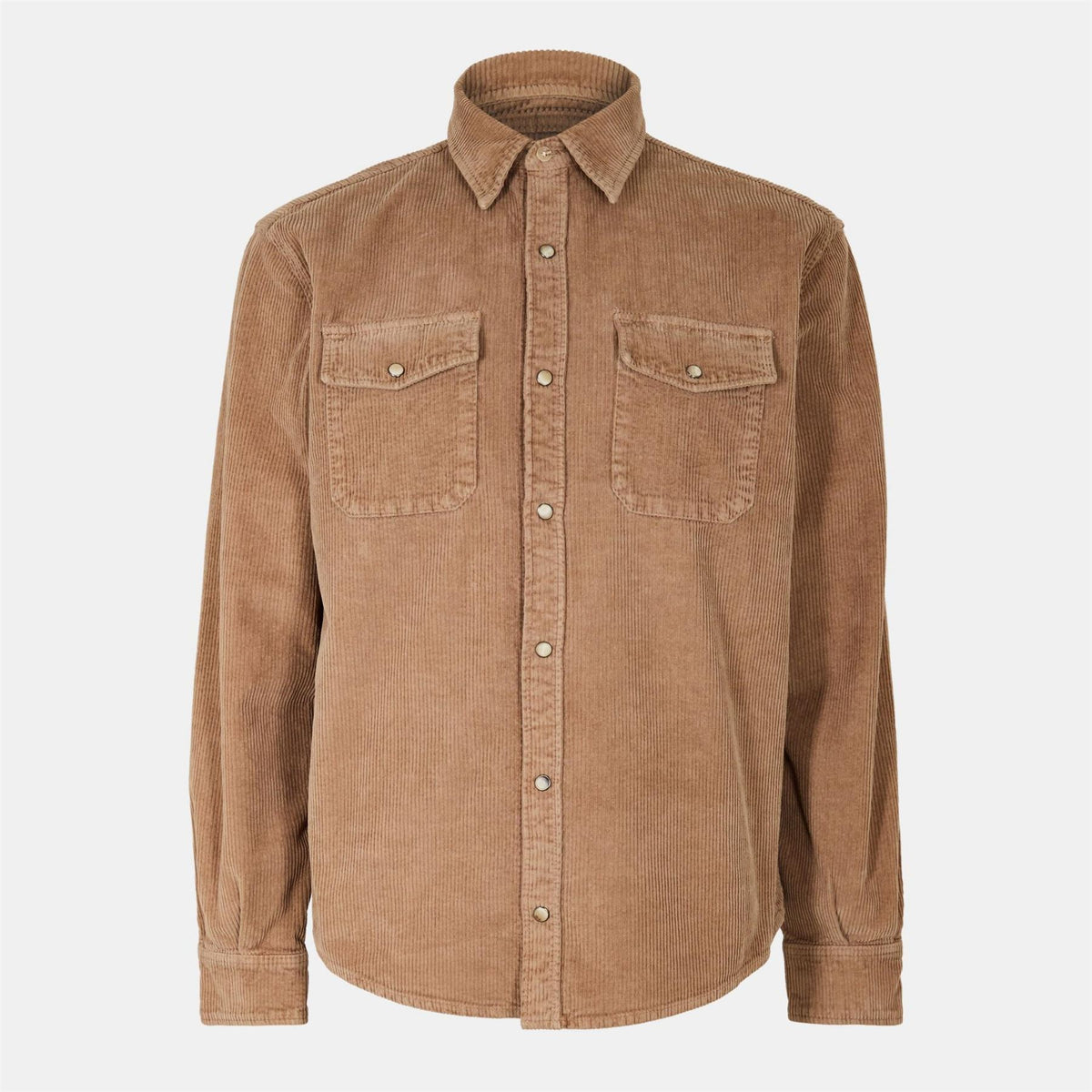 7 For All Mankind Textured Corduroy Structured Overshirt