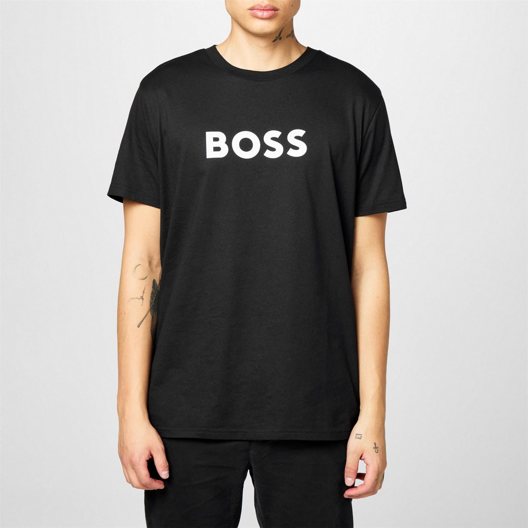 Boss BOSS Bodywear Short Sleeve T Shirt with Logo Print Detail