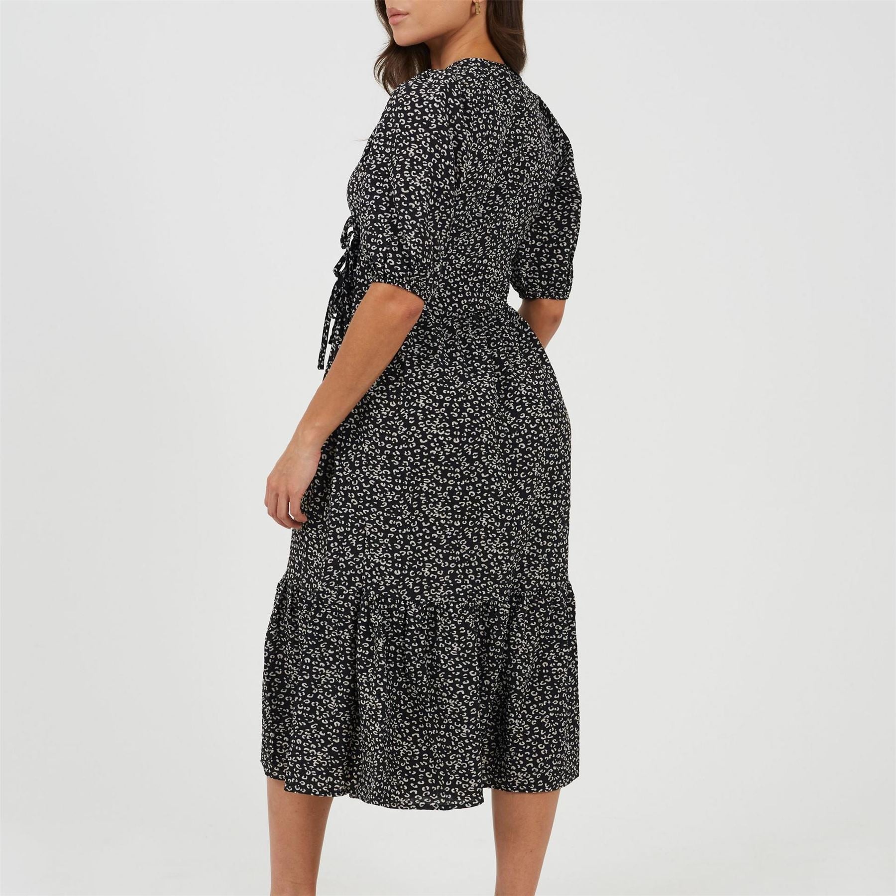 Brave Soul V Neck Wrap Dress