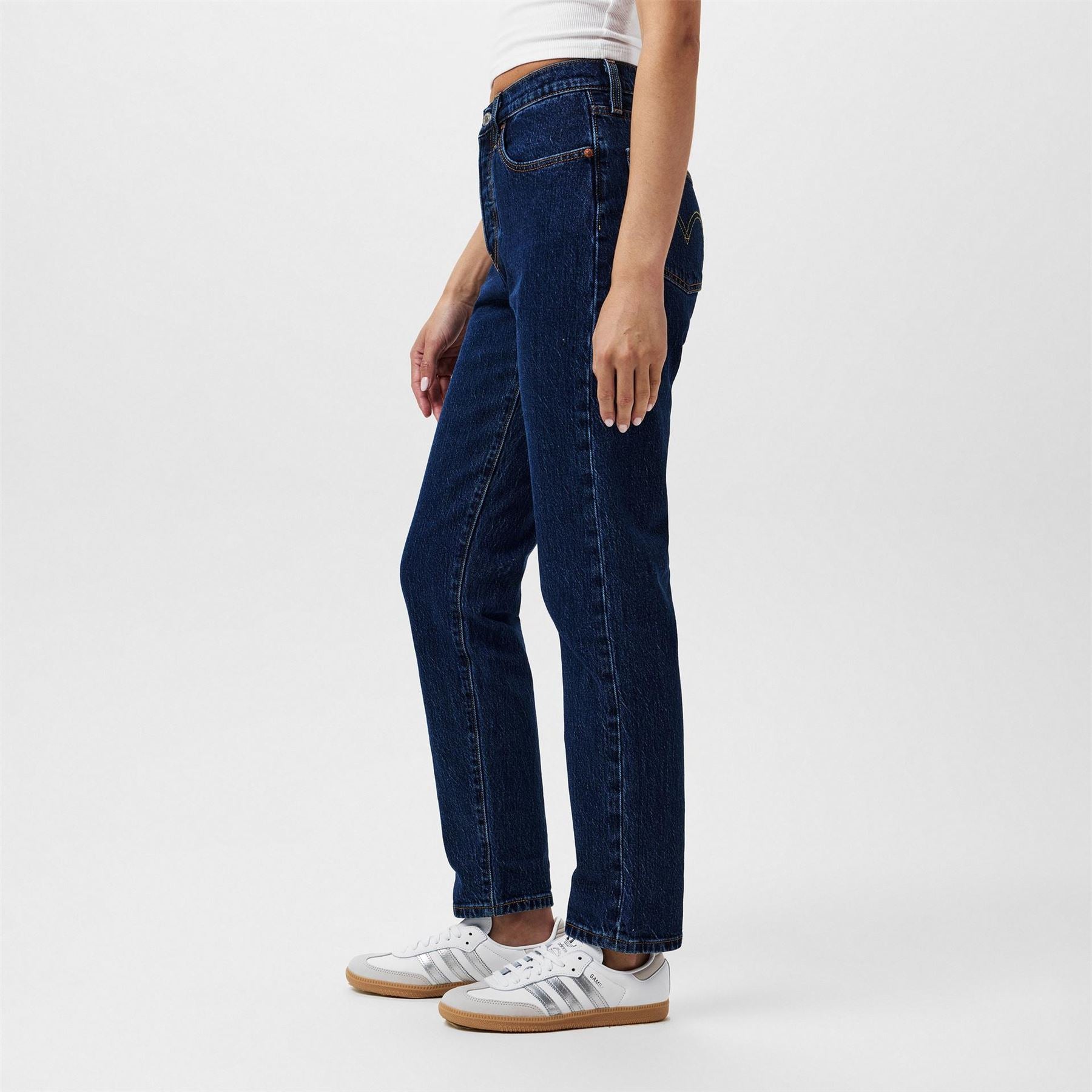 Levis 501 Womens Cropped Jeans