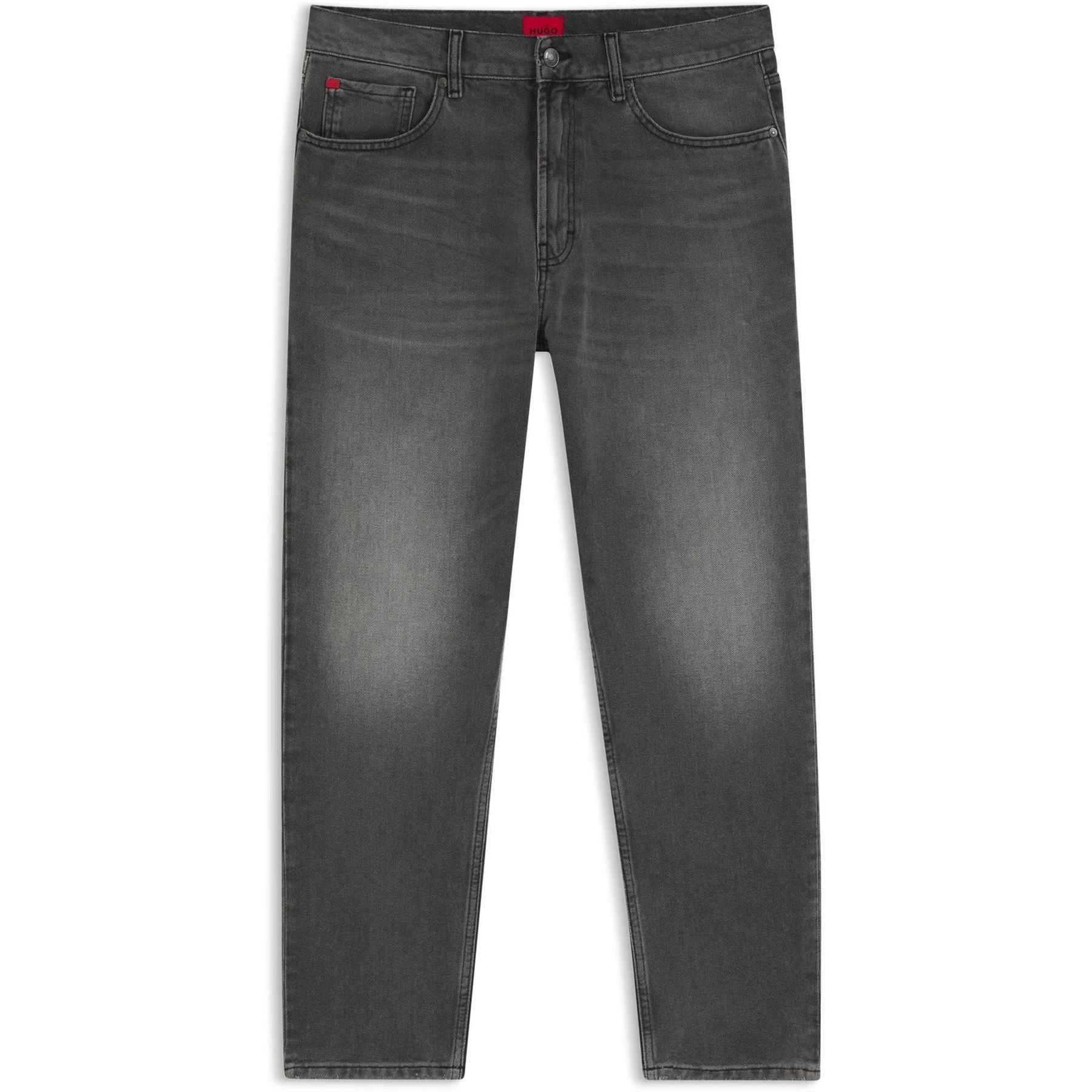 Hugo Tapered Fit Five Pocket Jeans
