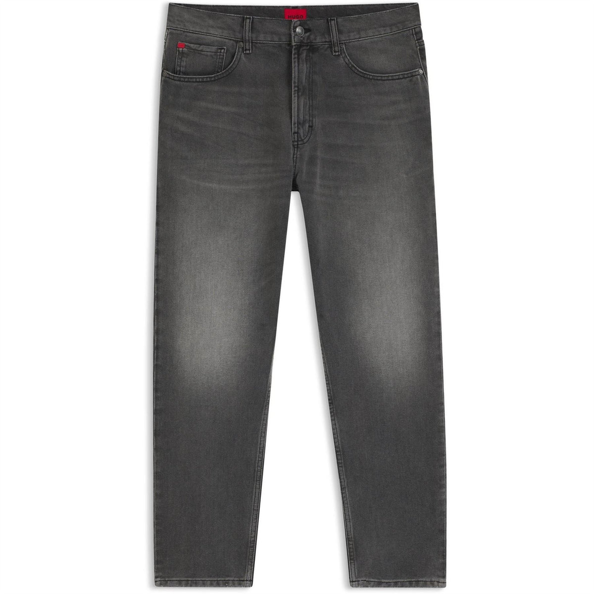 Hugo Tapered Fit Five Pocket Jeans