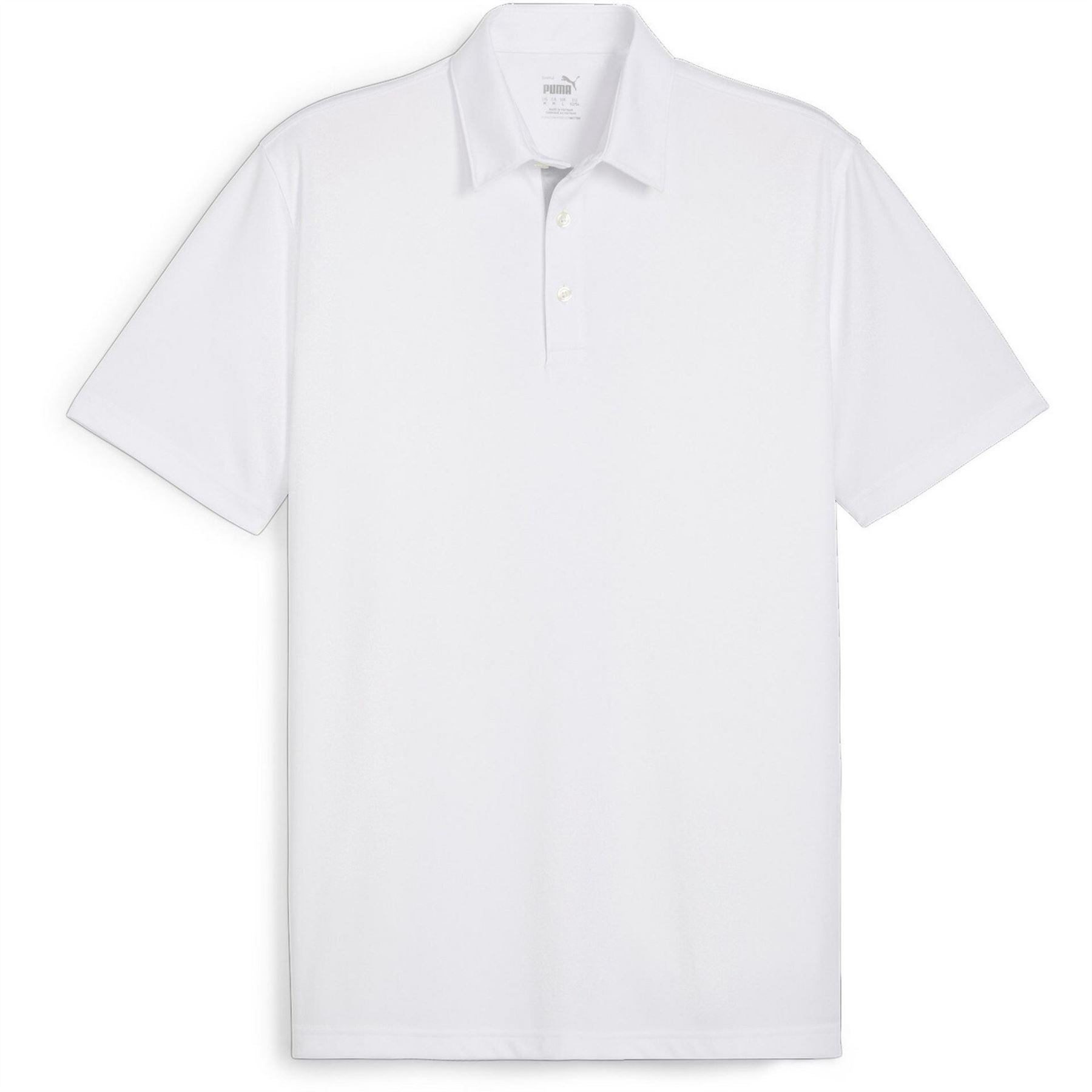 Puma Pure Solid Short Sleeve Performance Polo Shirt