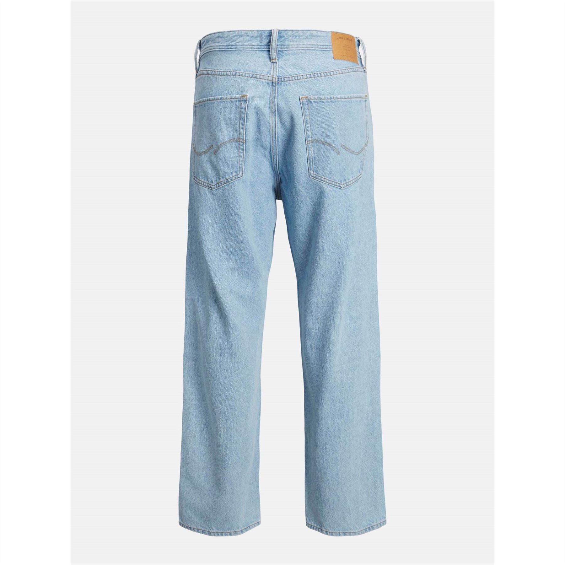 Jack and Jones Alex Wide Leg Mid Rise Jeans