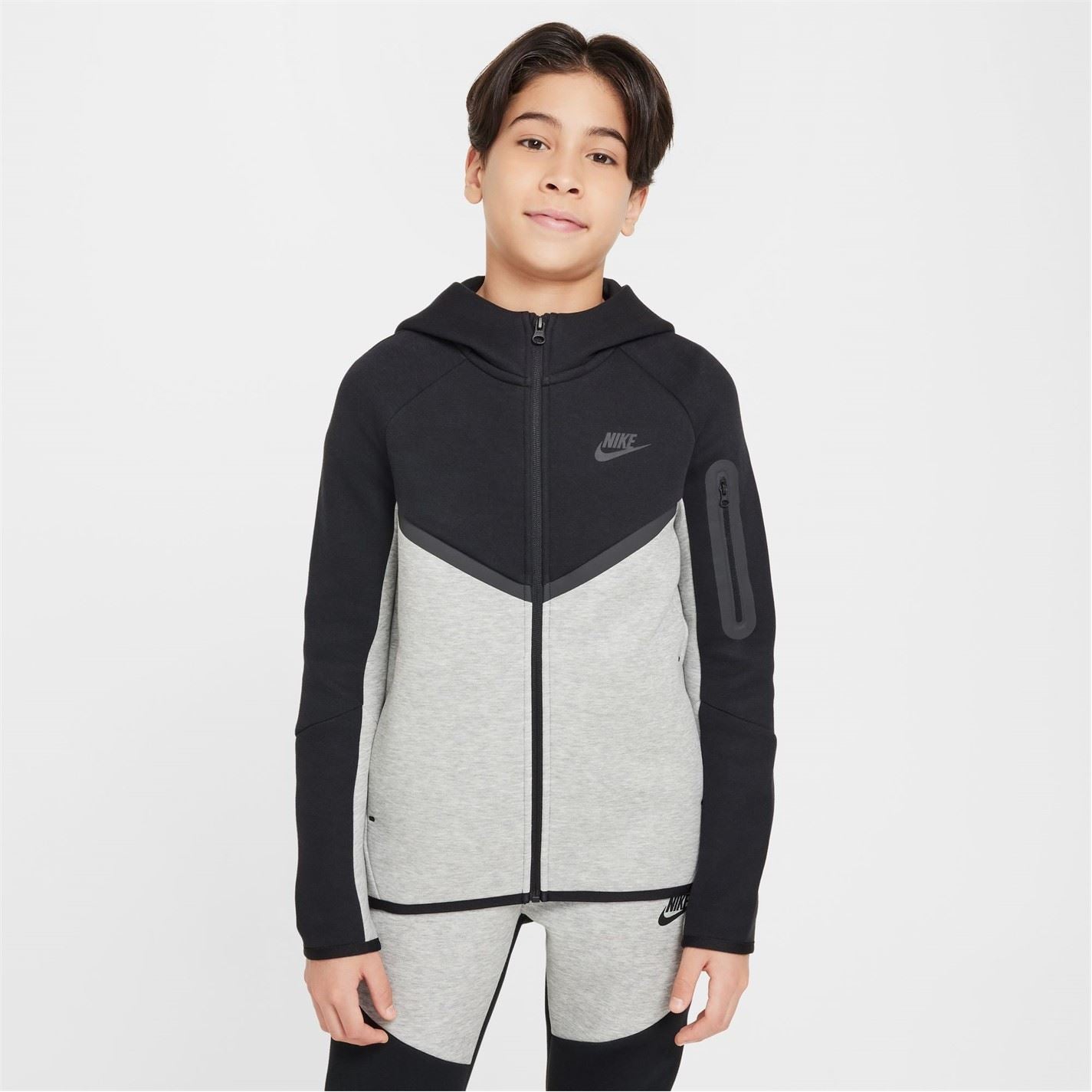 Nike Sportswear Tech Fleece Big Kids  Full Zip Hoodie