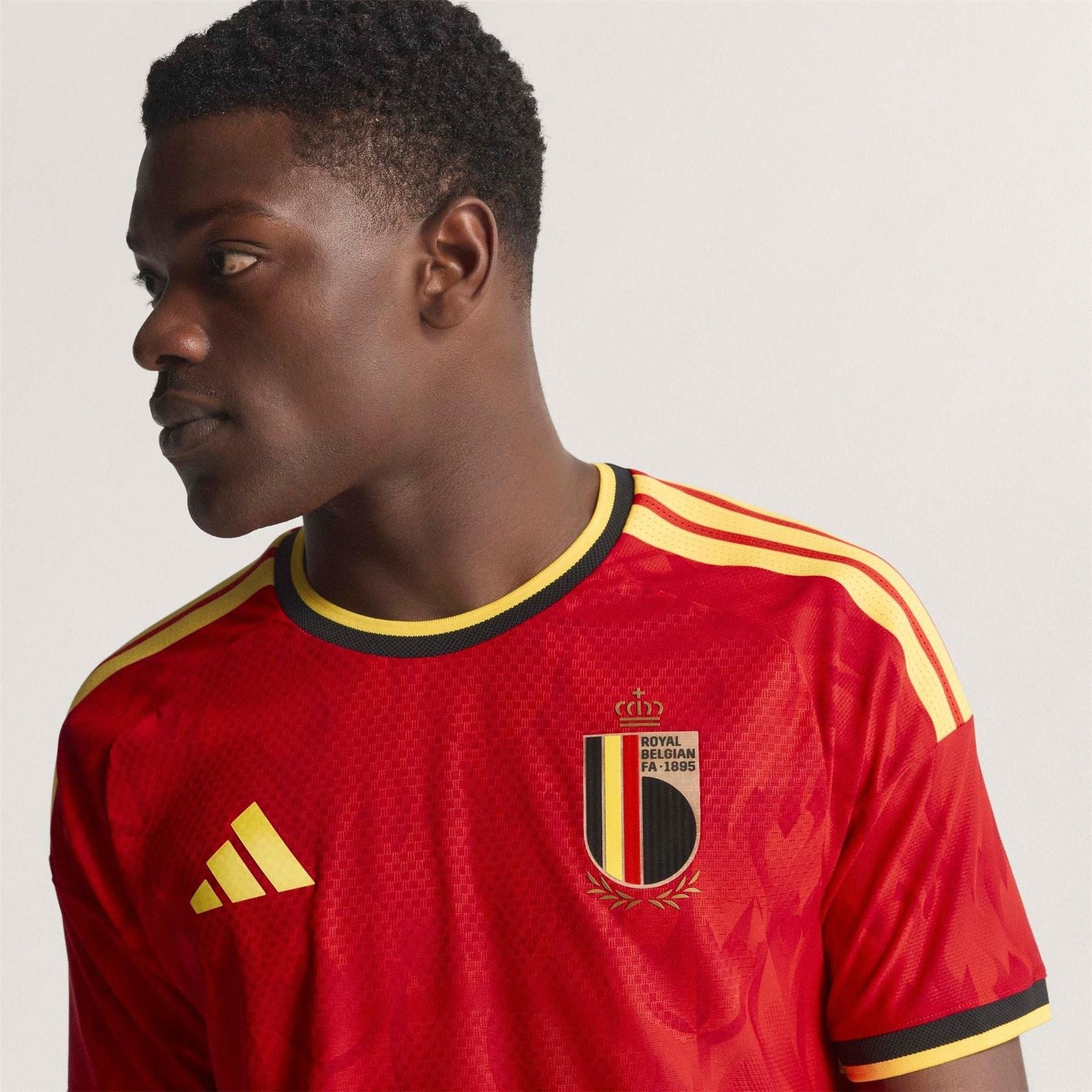 adidas Mens Belgium Authentic Home Shirt World Cup 2026