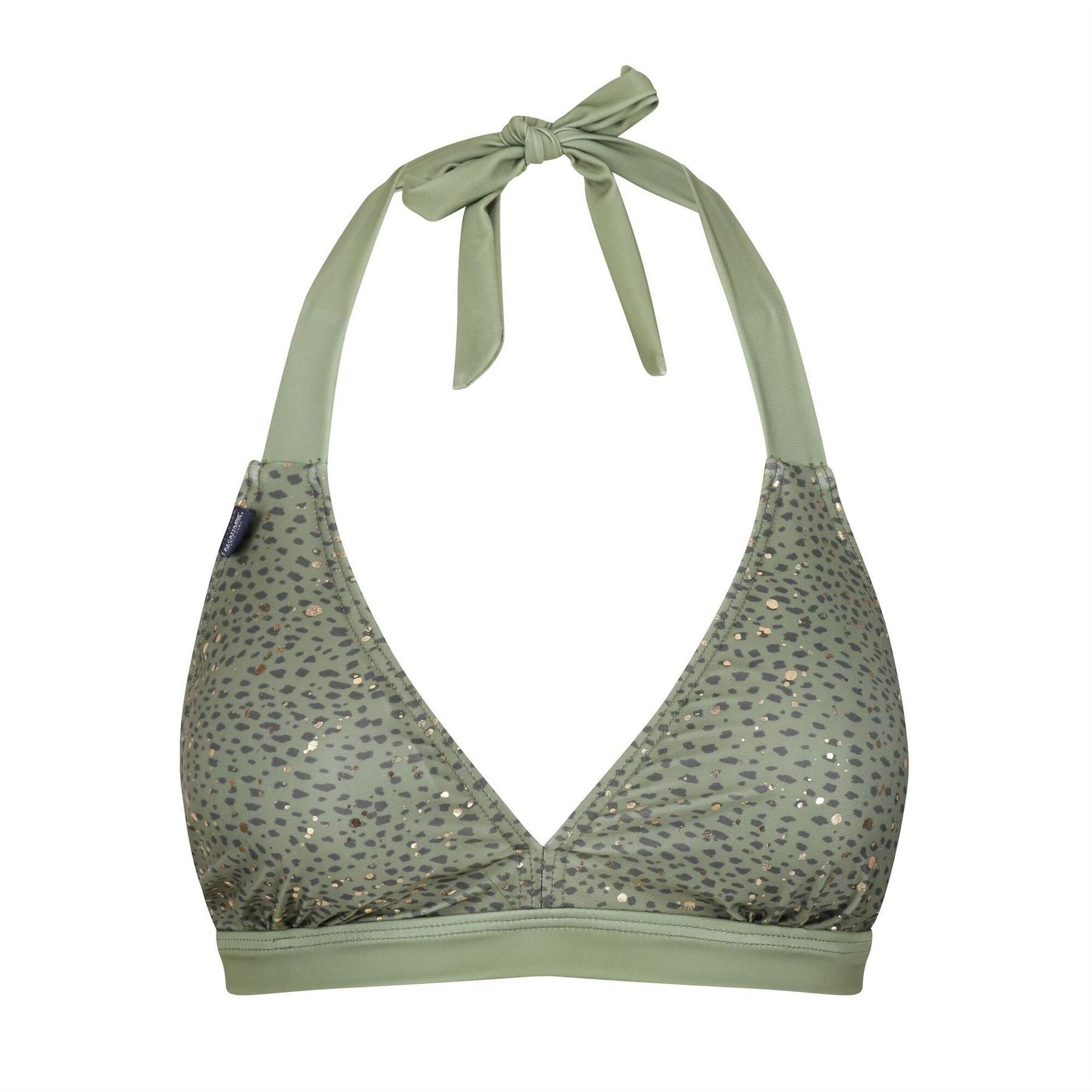 Regatta Flavia Leopard Patterned Triangle Bikini Top