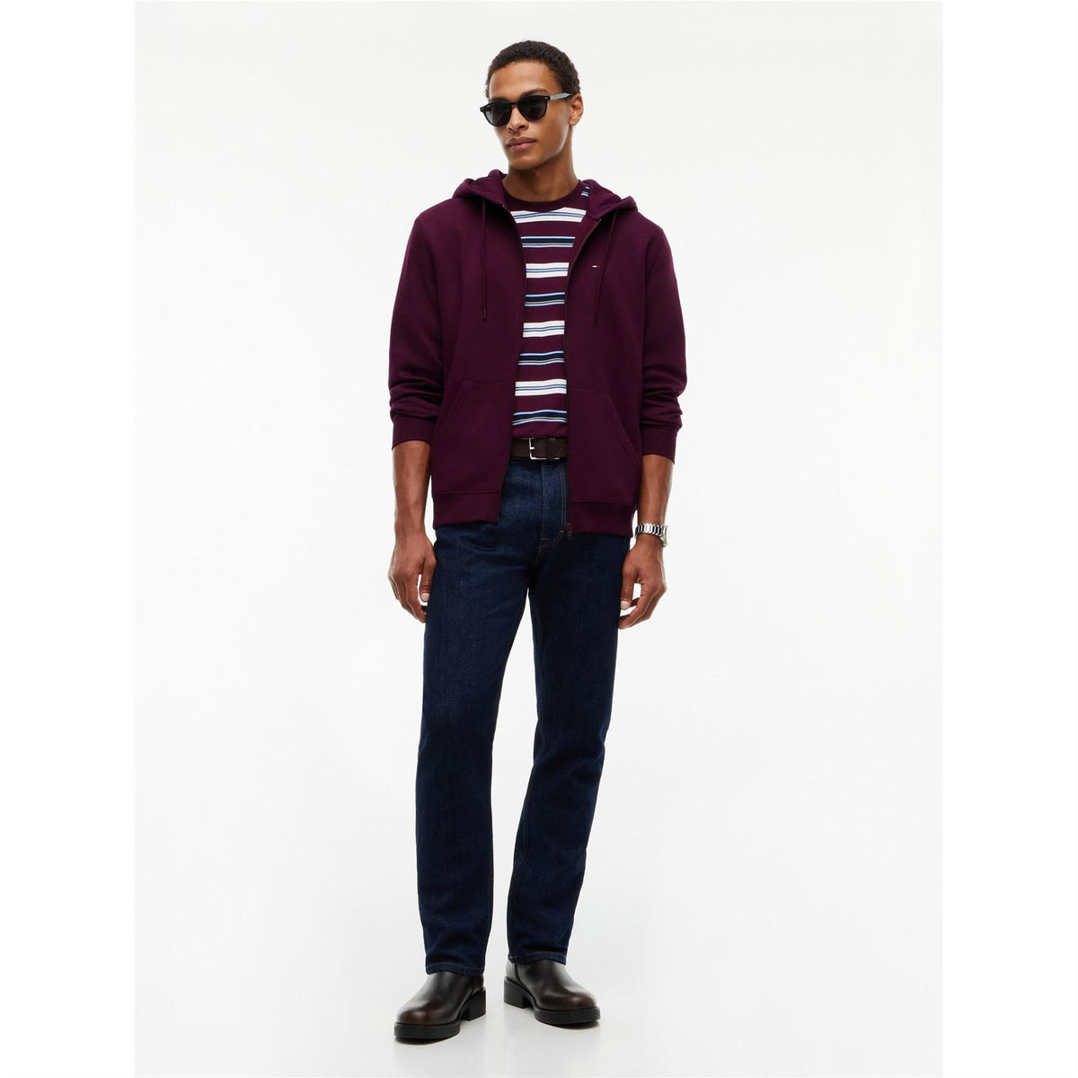 Tommy Jeans Original Flag Basic Zip Hoodie