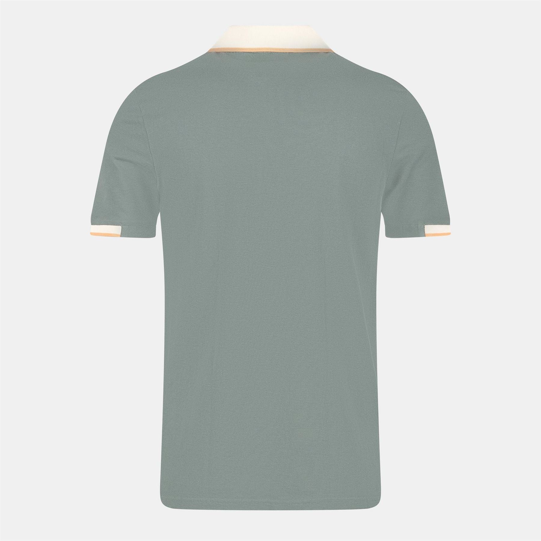 Lyle and Scott Retro Half Tipped Short Sleeve Polo Shirt