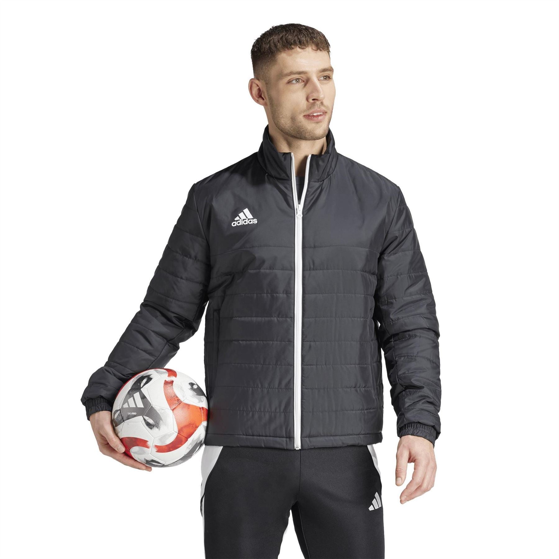 adidas Entrada Long Sleeve Full Zip Rain Anorak